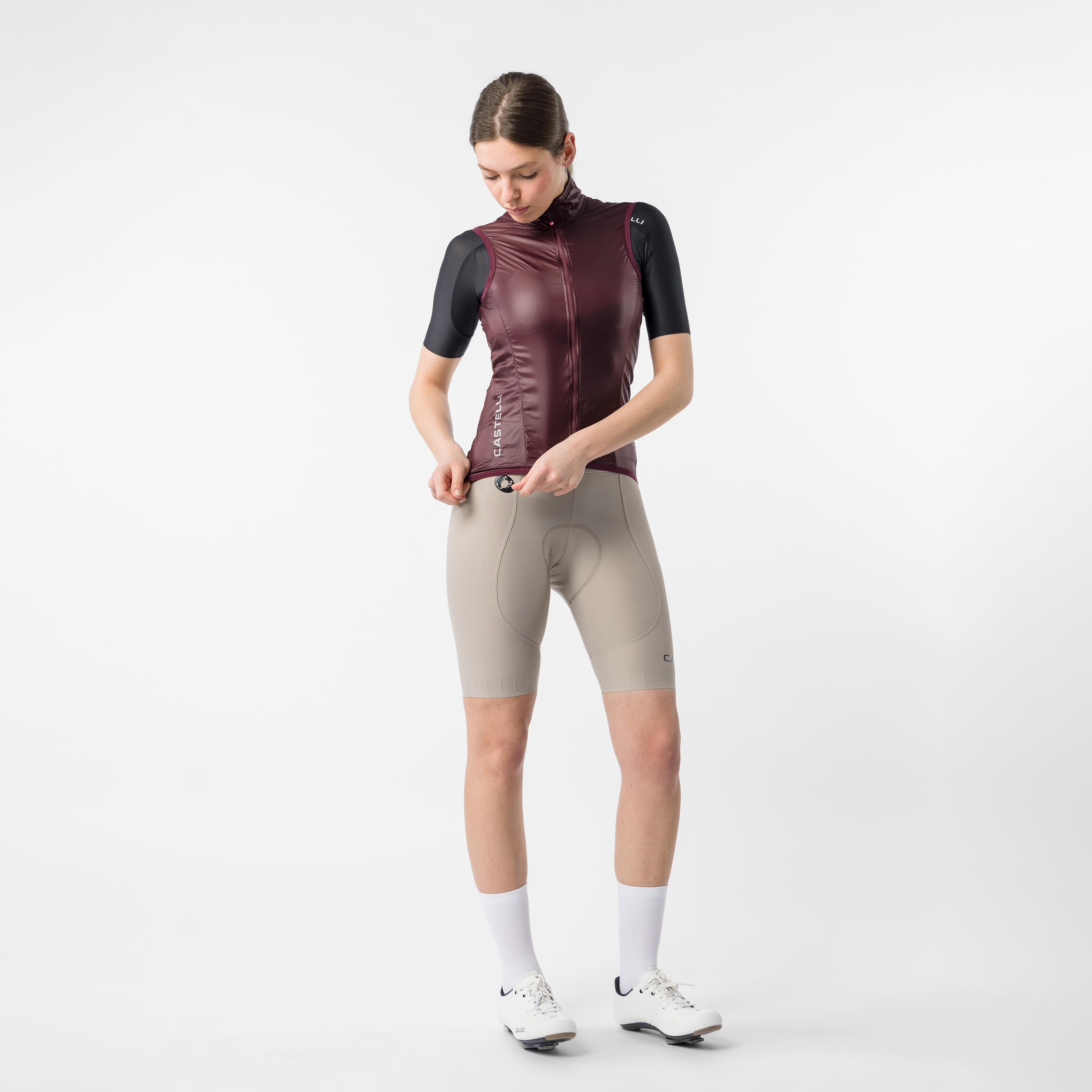 Aria 2 w vest - deep bordeaux - castelli