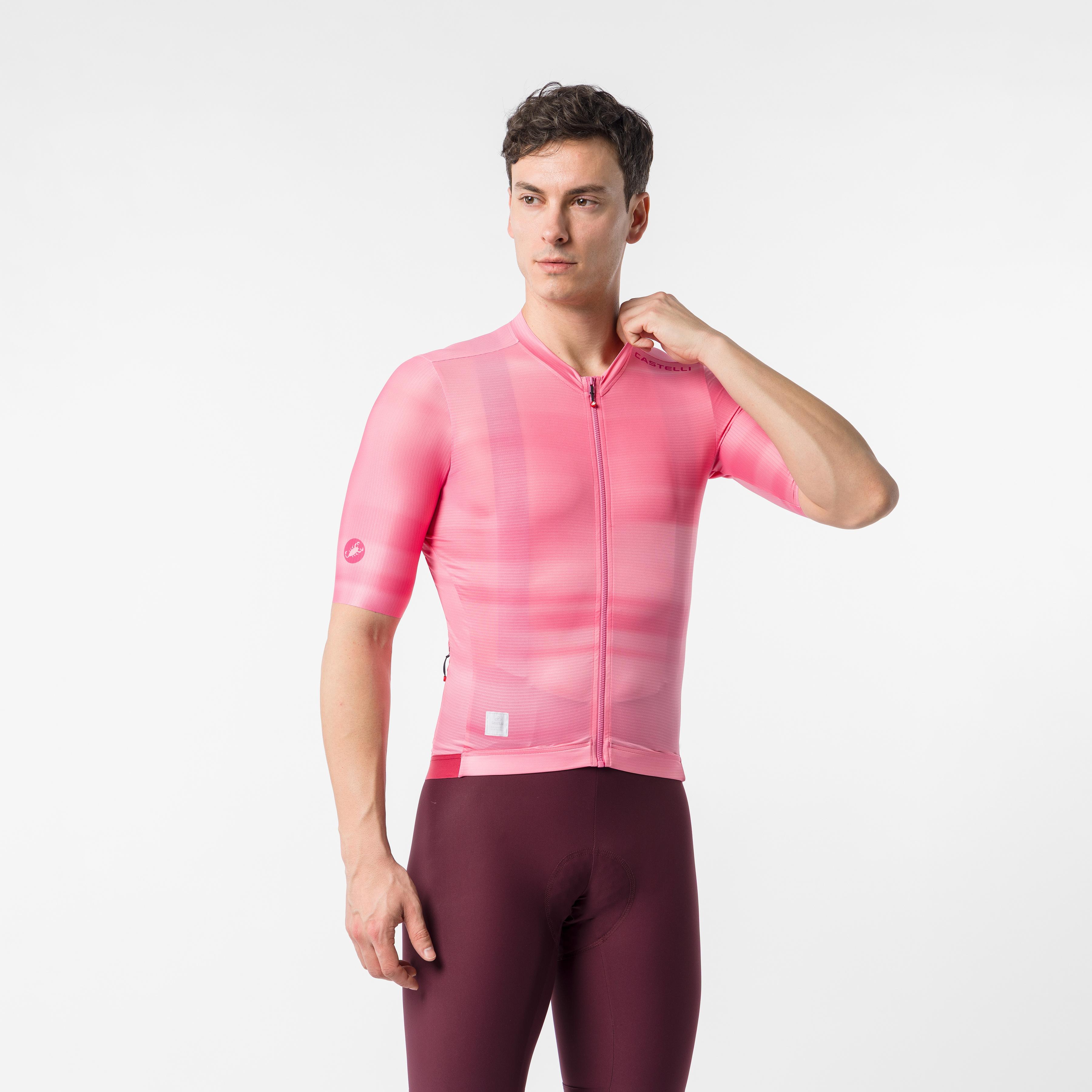 #giro109 espresso 2 jersey - rosa giro - castelli