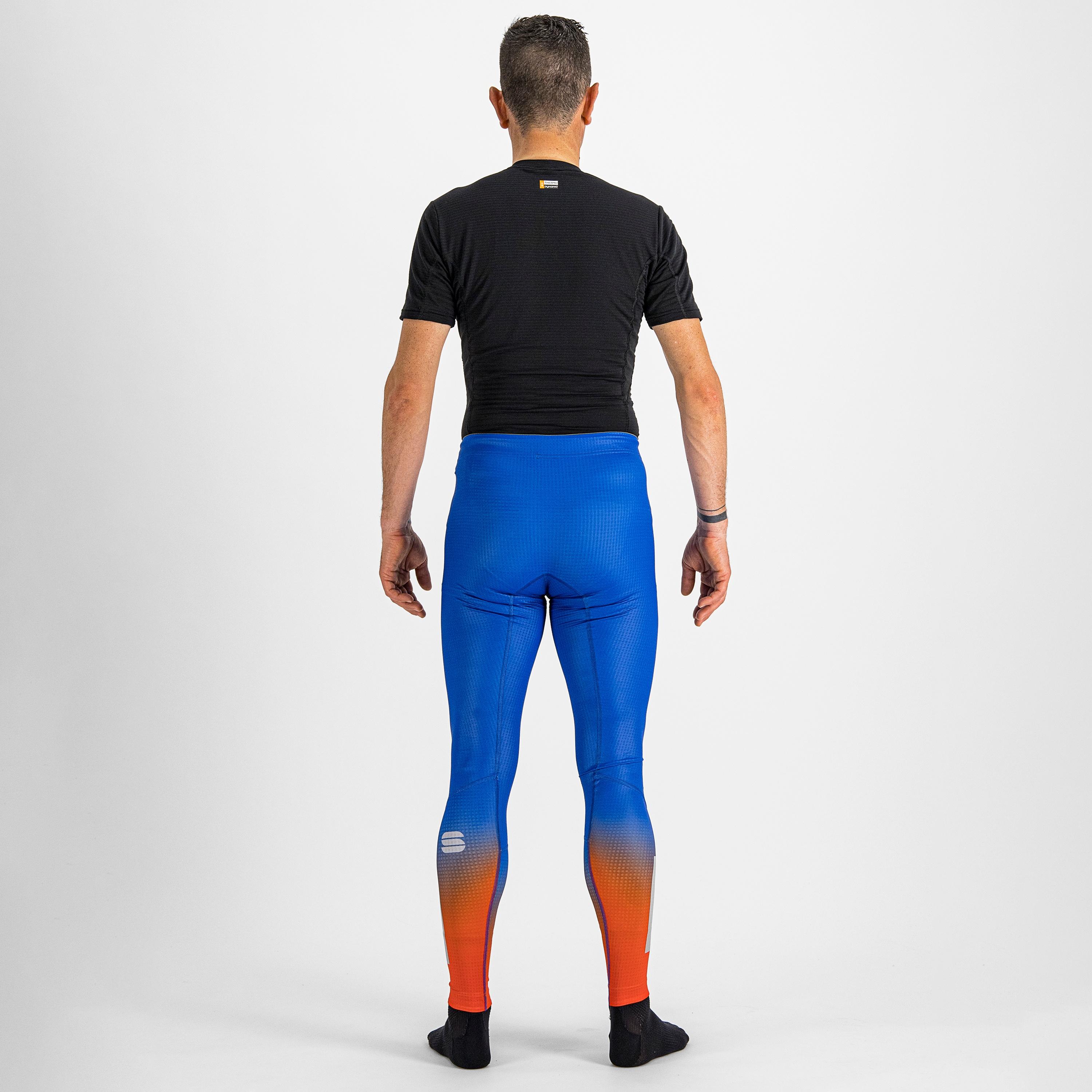 Apex tight - blue ceramic / fire red - sportful