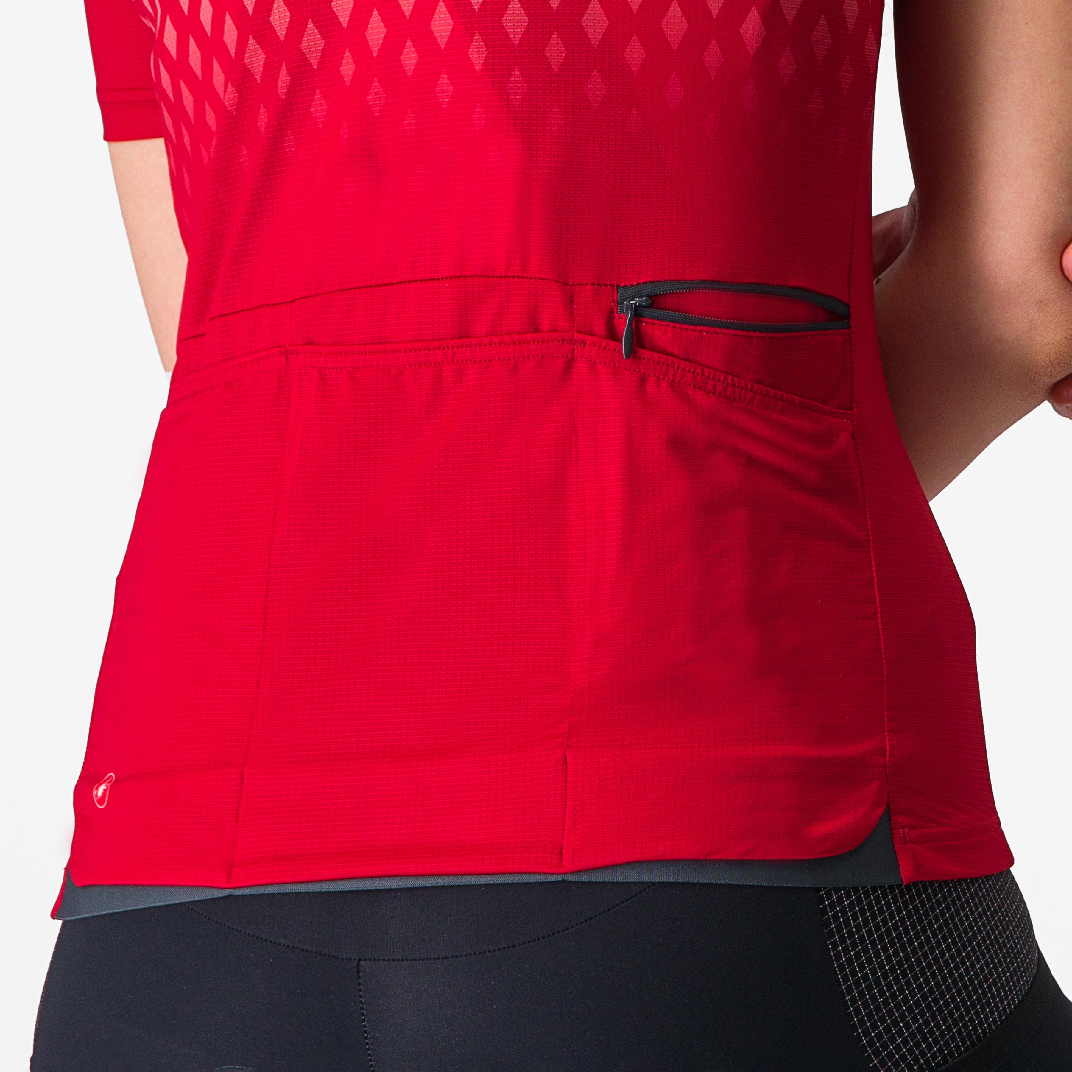 Unlimited sentiero 3 jersey - rich red/mineral red - castelli