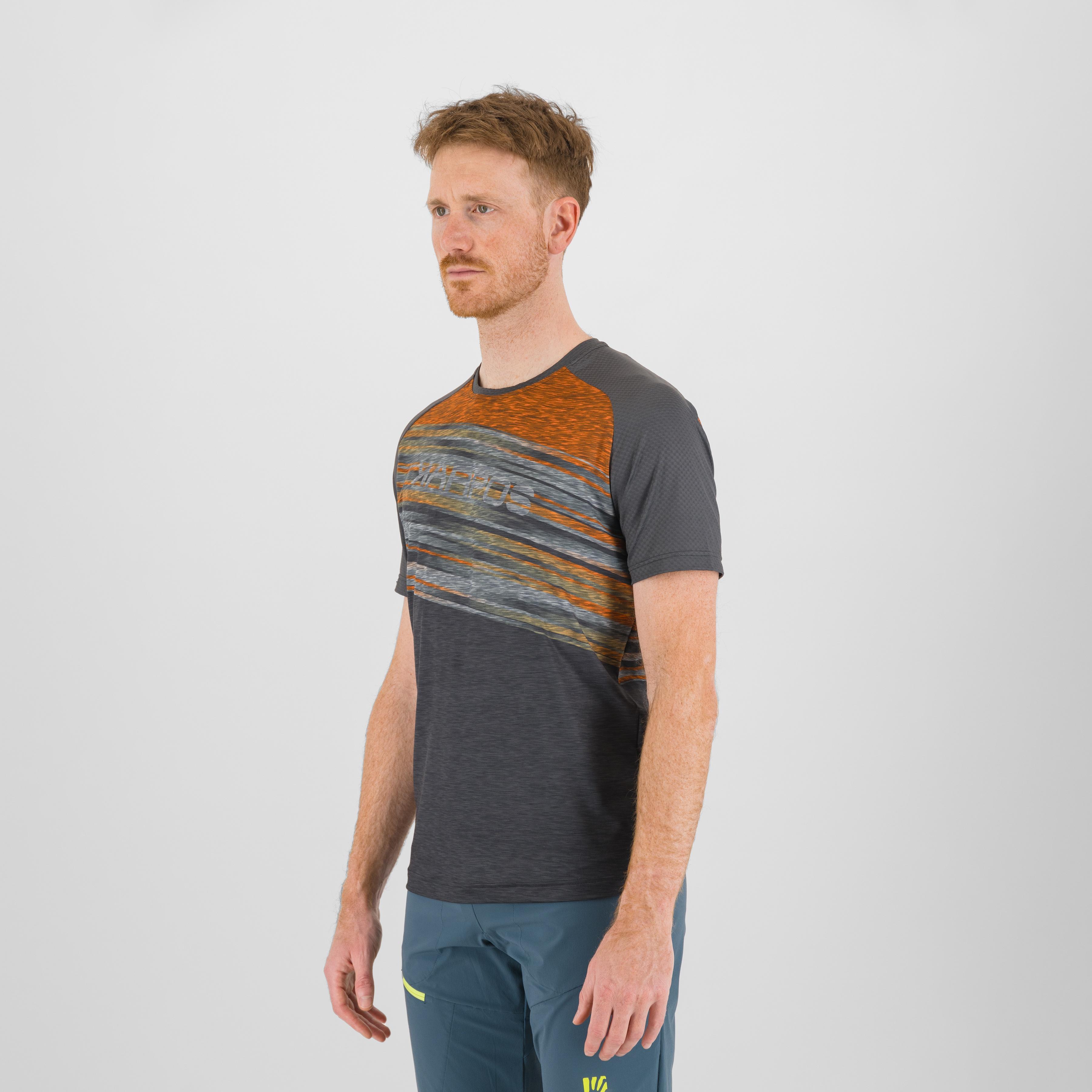 Croda rossa evo jersey - woodl.gray/orange - karpos