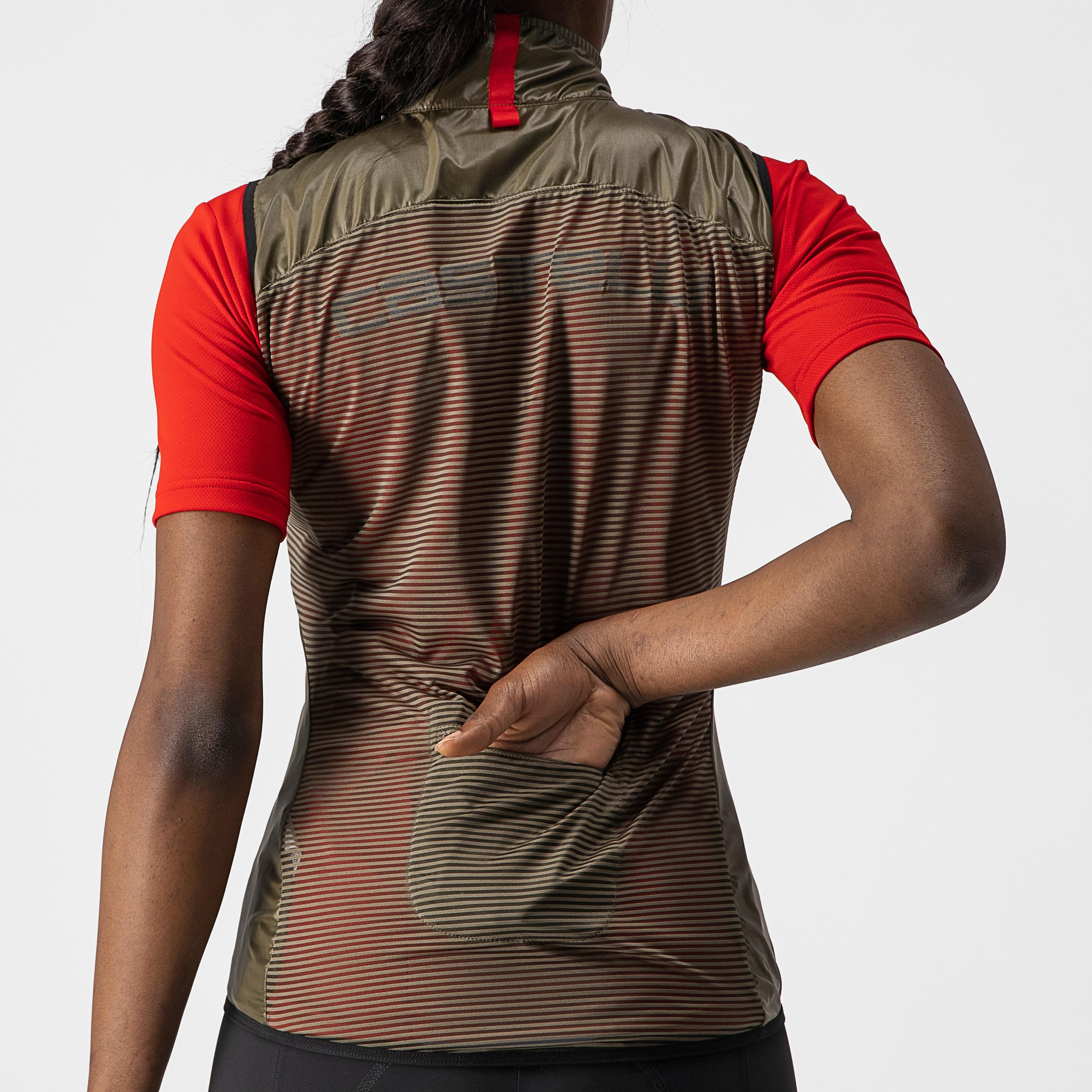 Aria w vest - moss brown - castelli