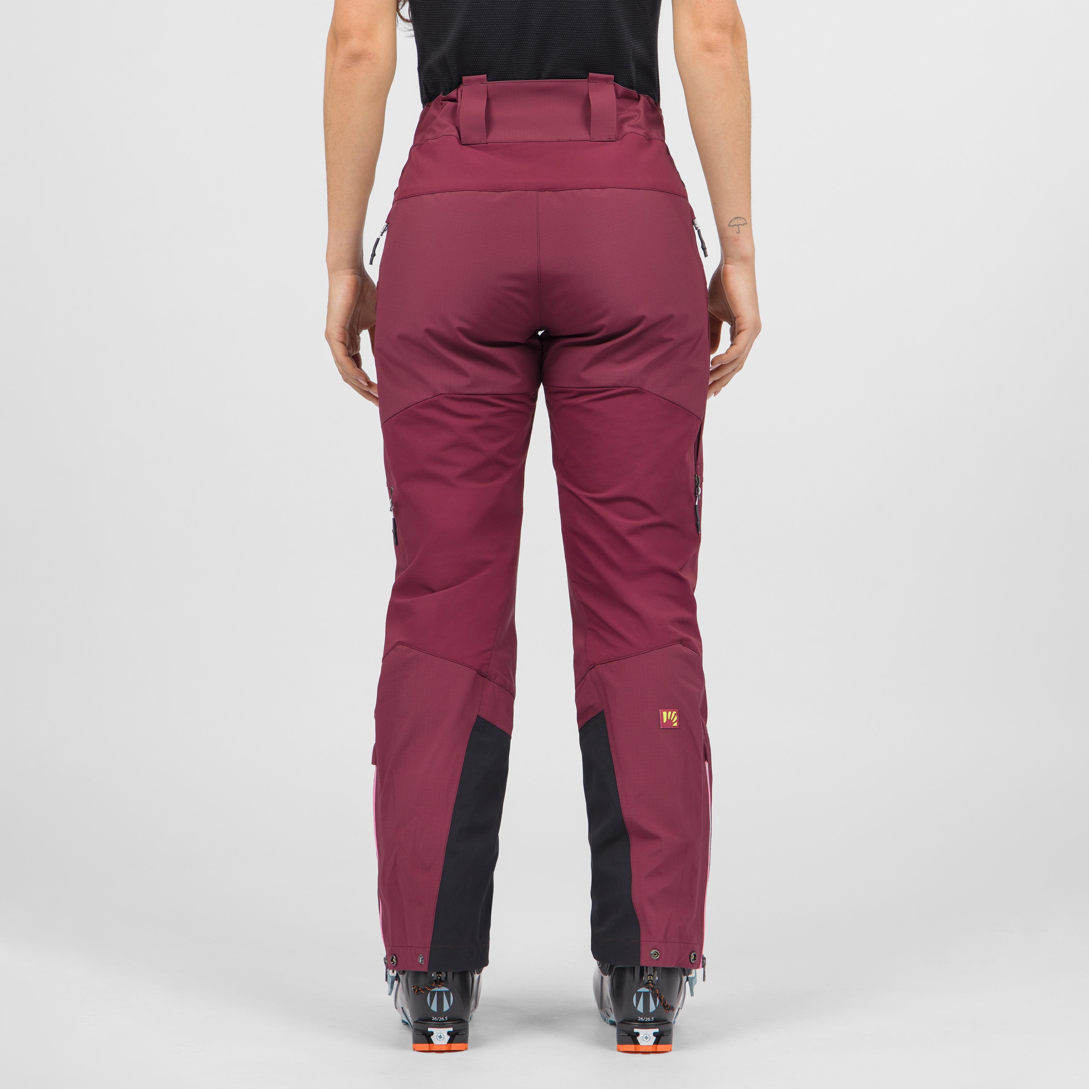 Marmolada evo w pants - crimson/pink power - karpos