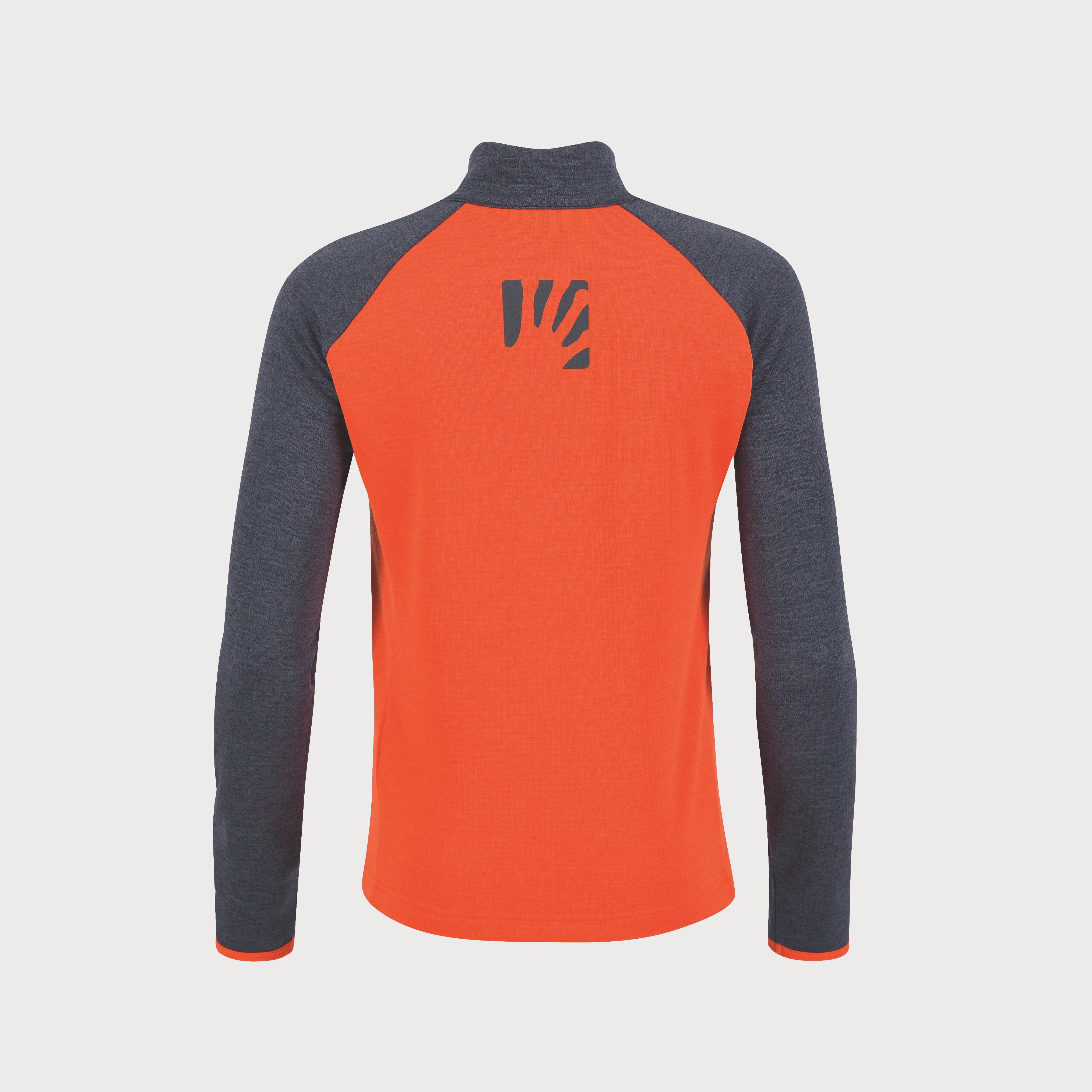Federa kid fleece - spicy orange/black - karpos