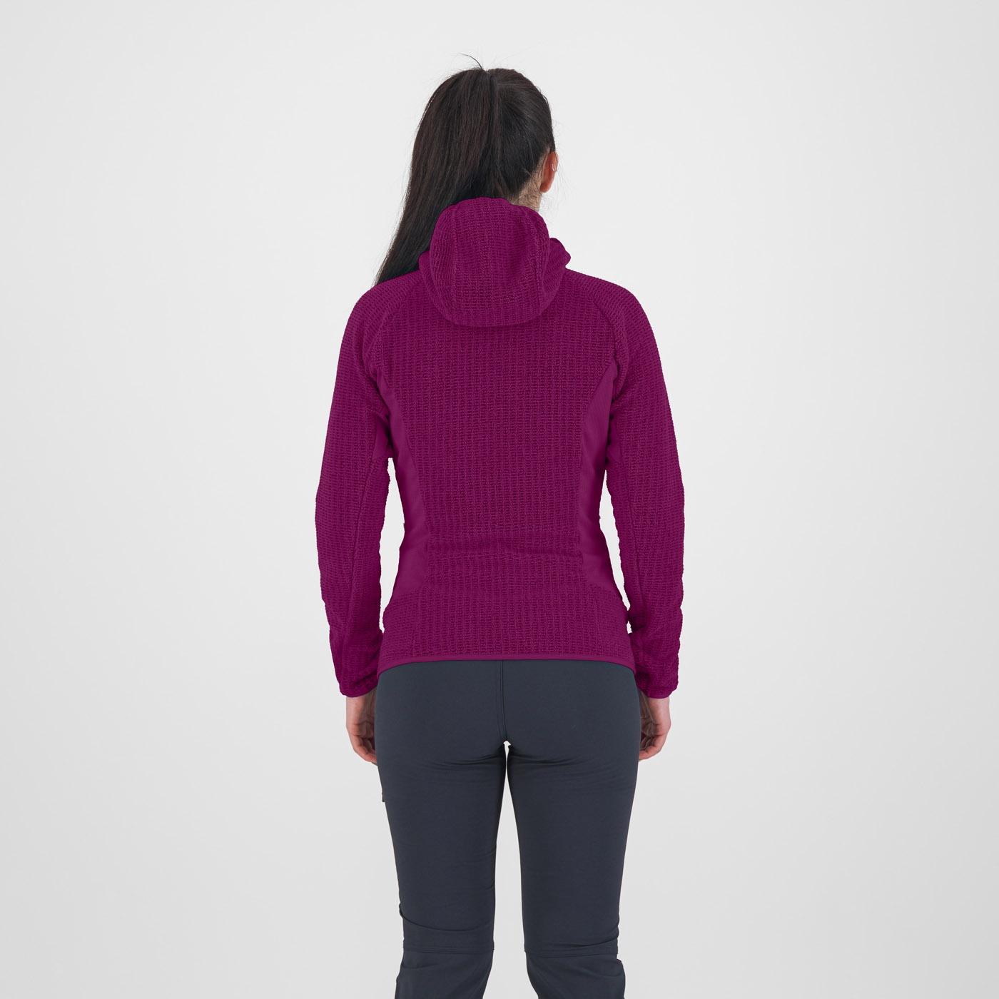 Rocchetta w hoodie fleece - boysenberry - karpos