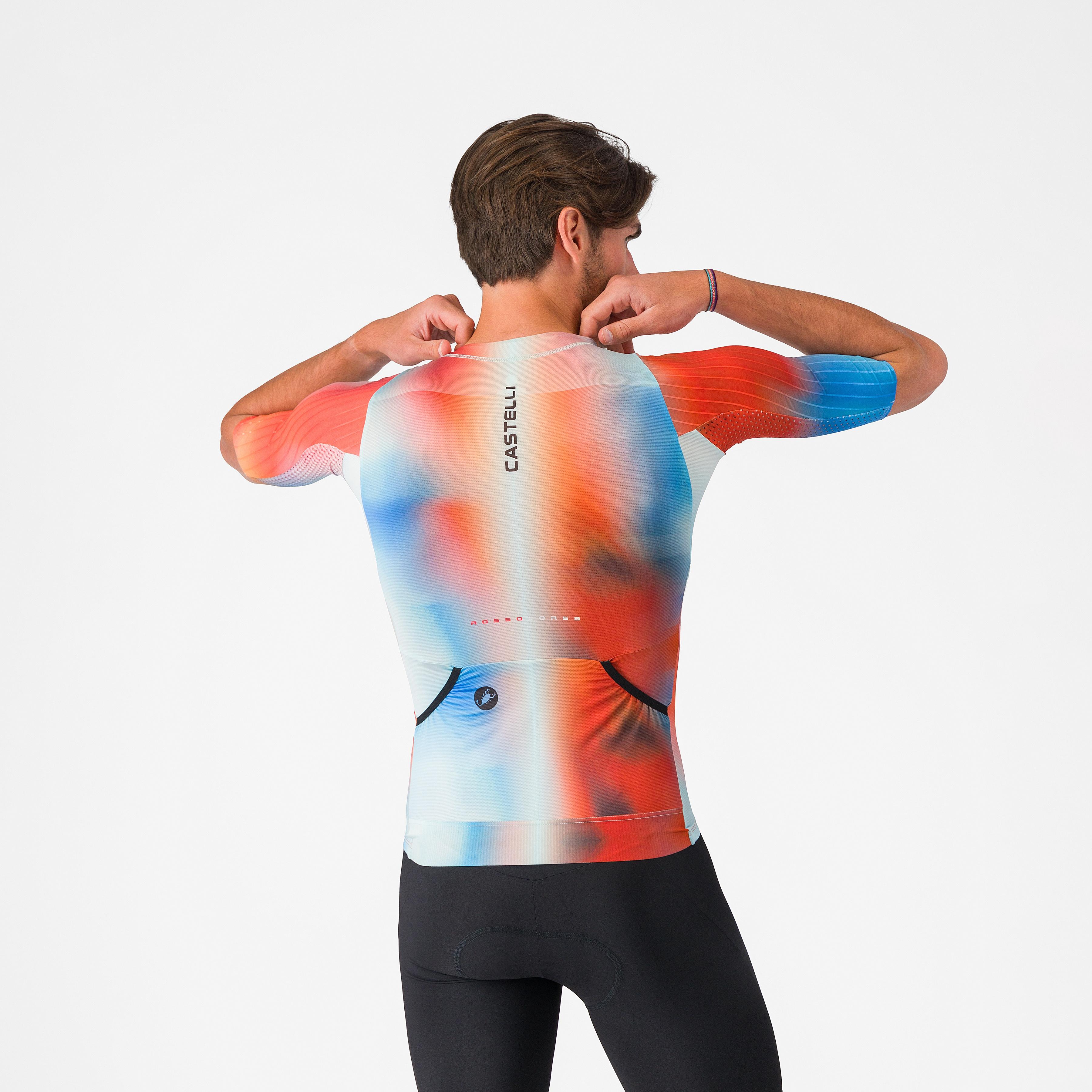 Free speed 3 race top - paprika/winter sky - castelli