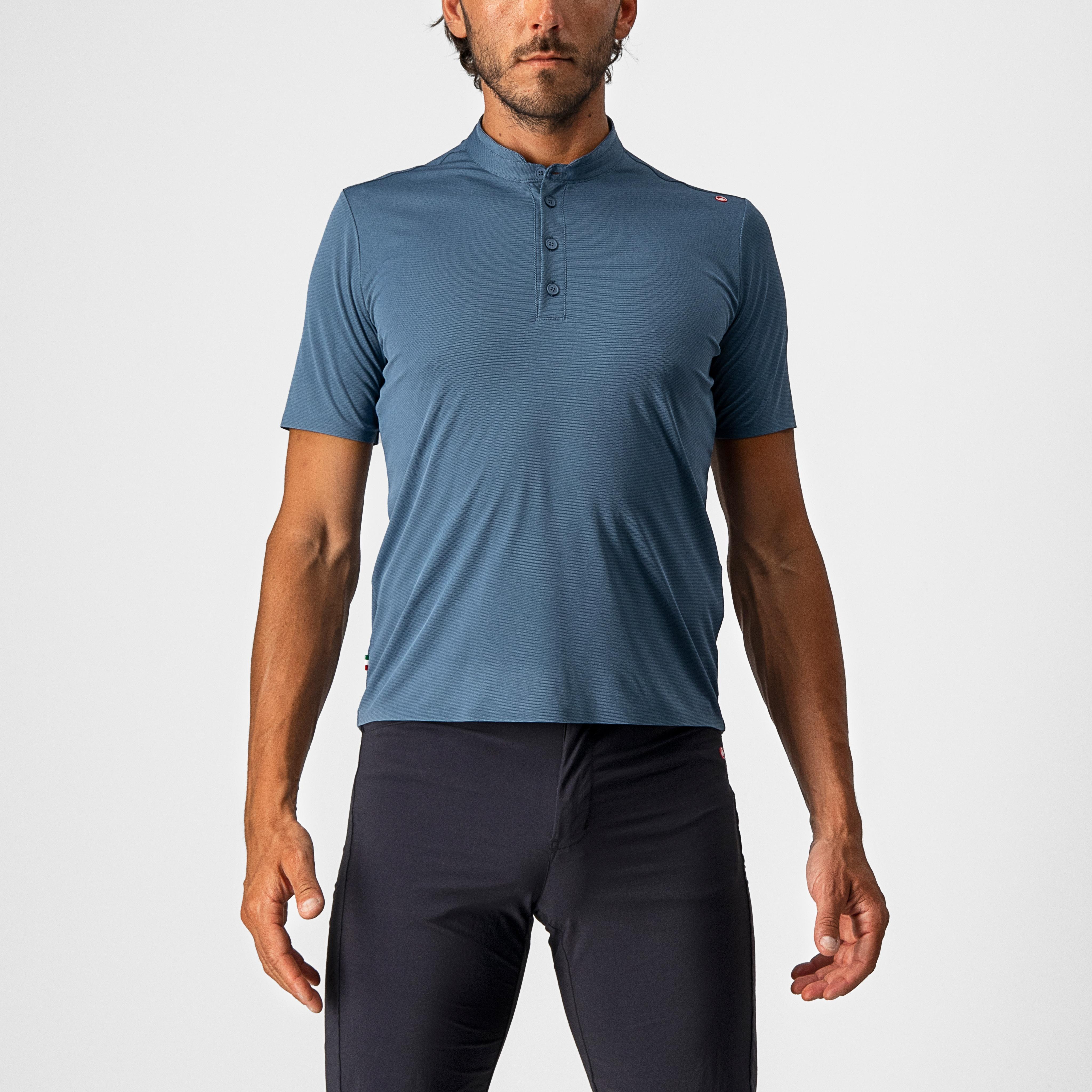 Tech 2 polo - light steel blue - castelli