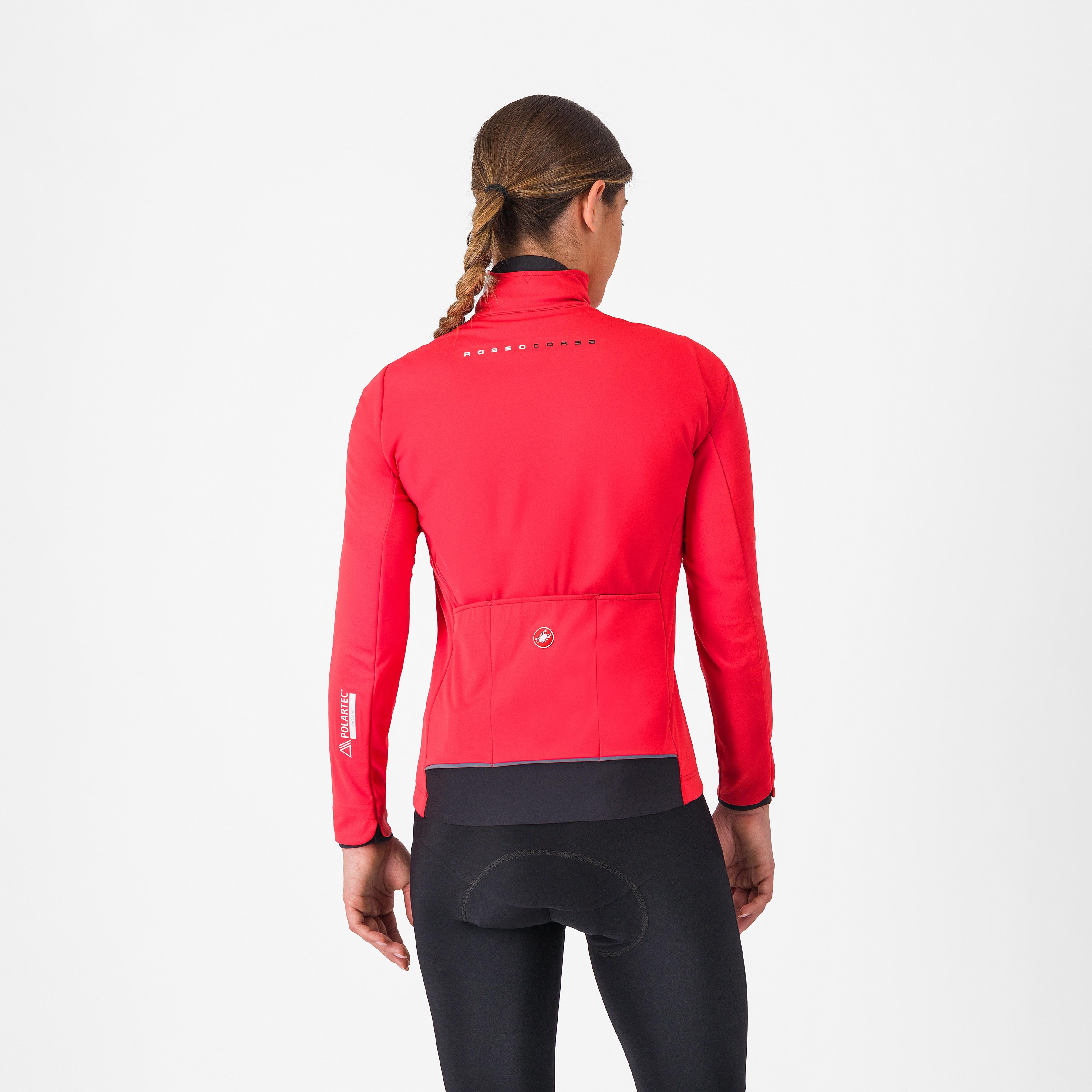 Alpha 150 w jacket - hibiscus/black - castelli