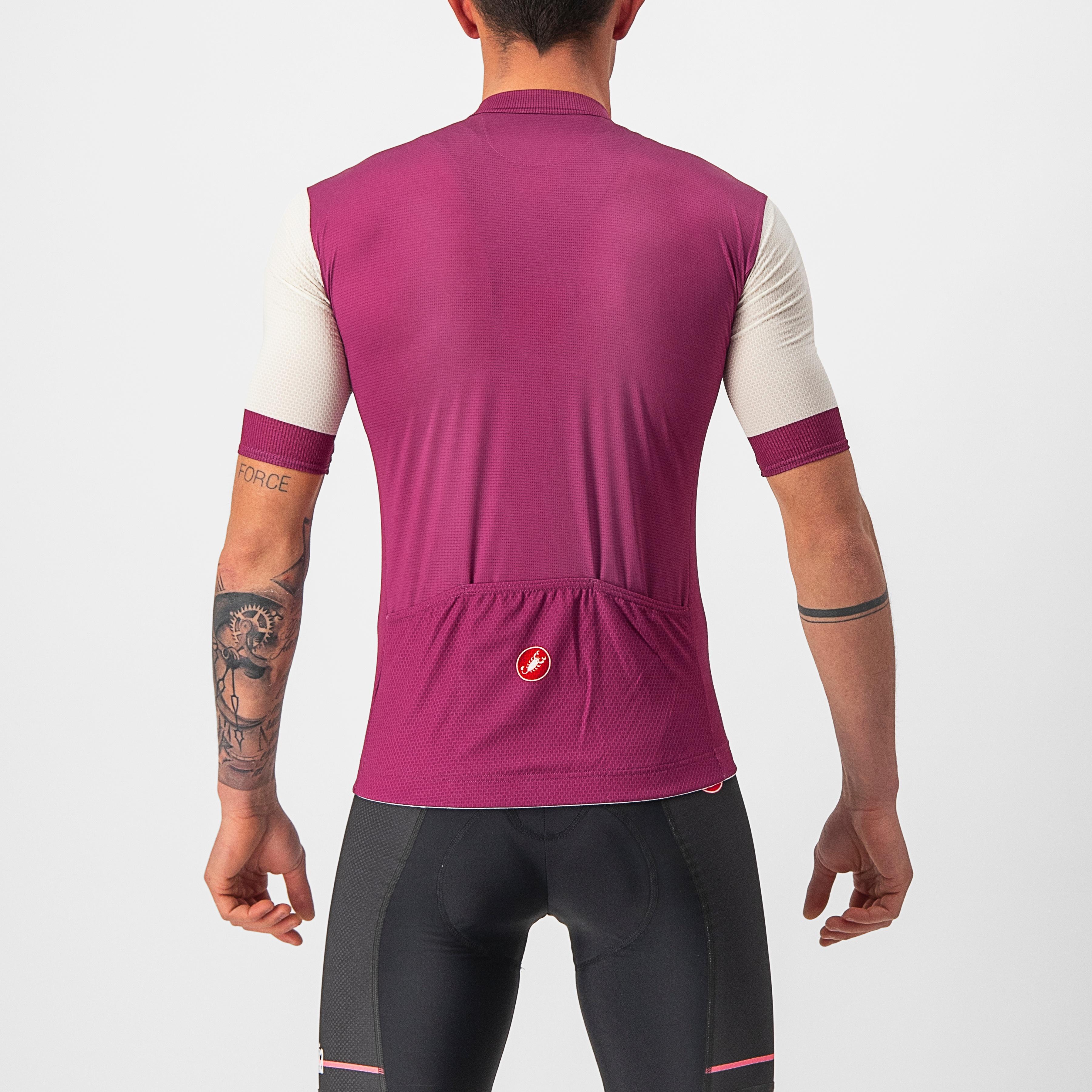 Fuori #giro jersey - ciclamino - castelli