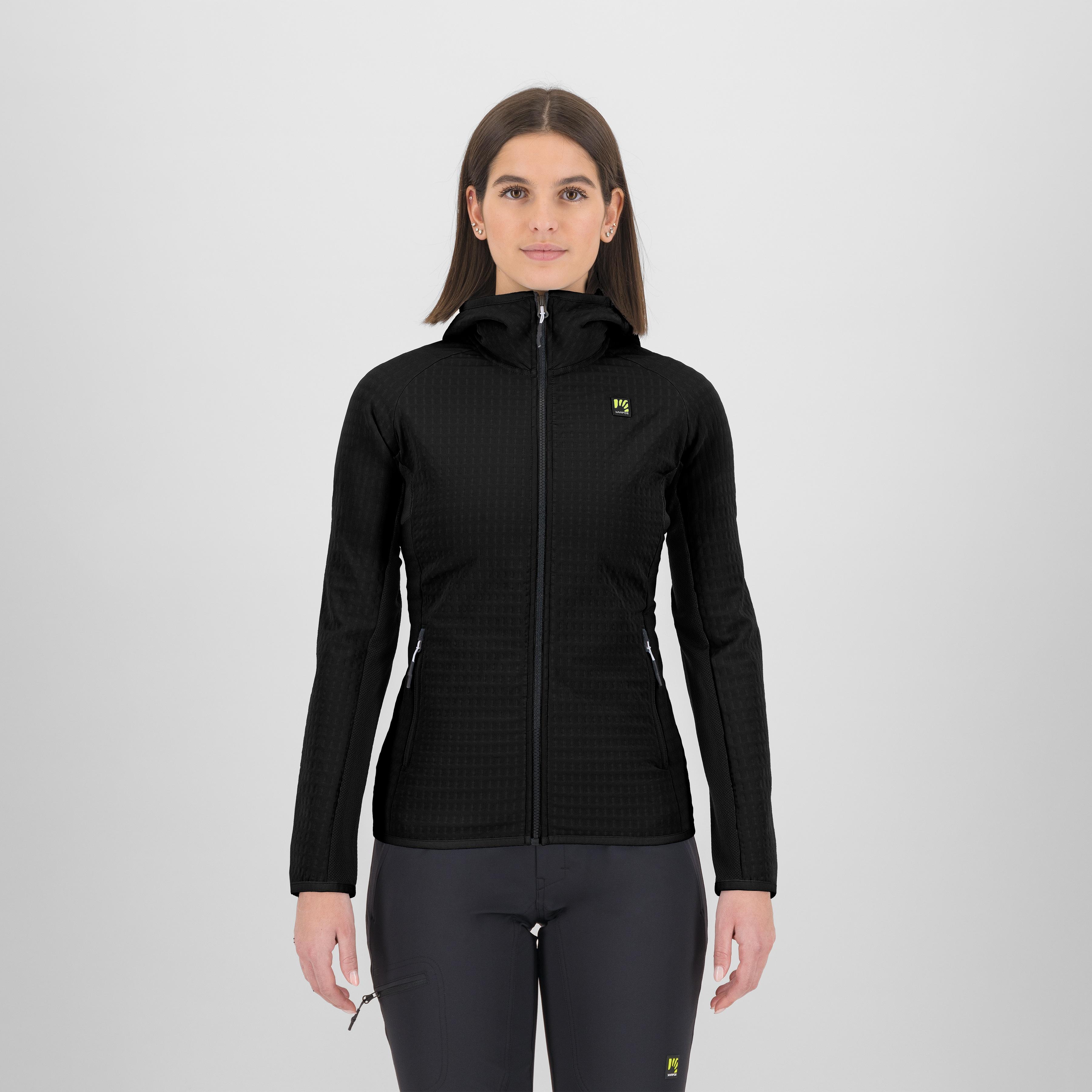 Marmolada hoodie w fleece - black - karpos