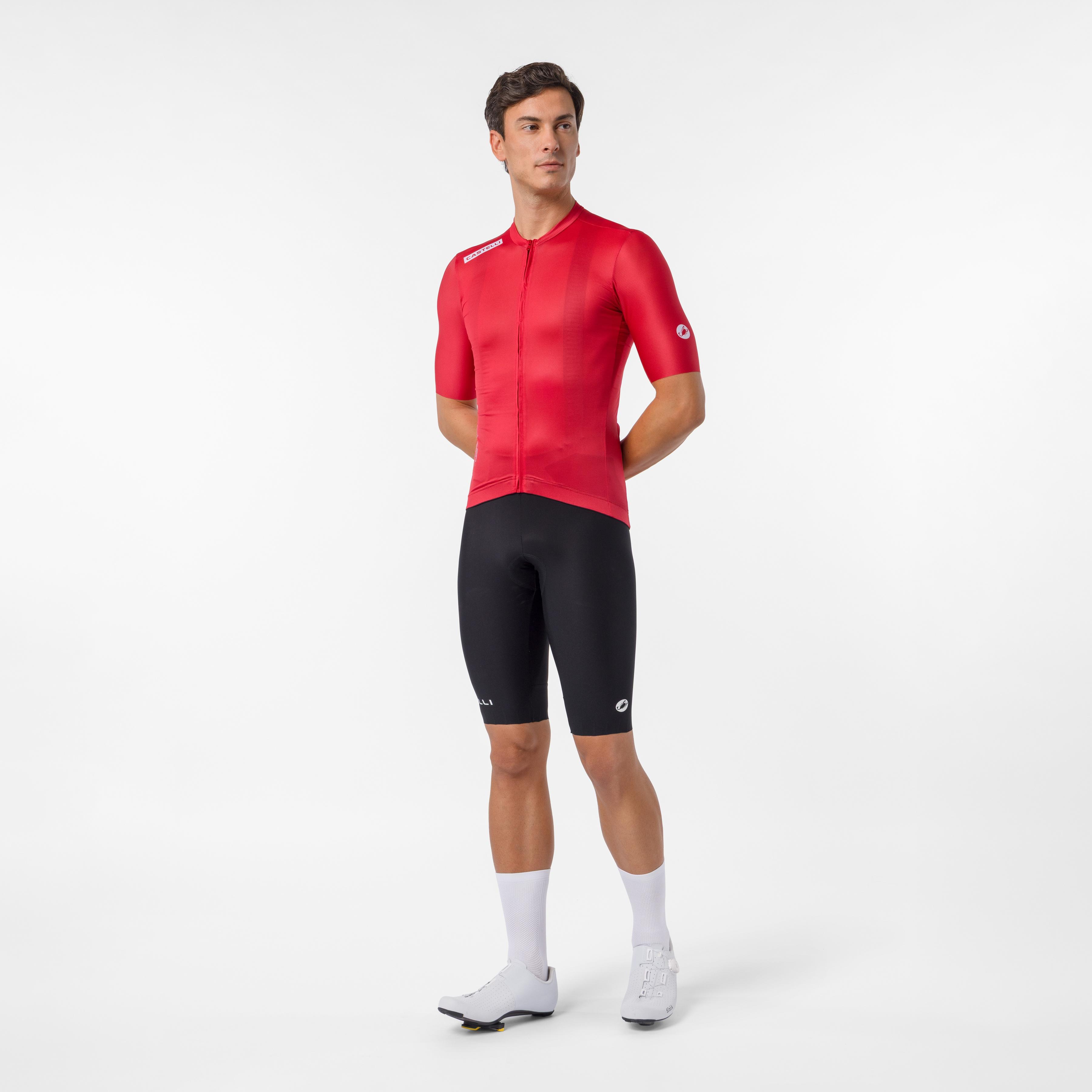 Quadro jersey - rich red/white - castelli