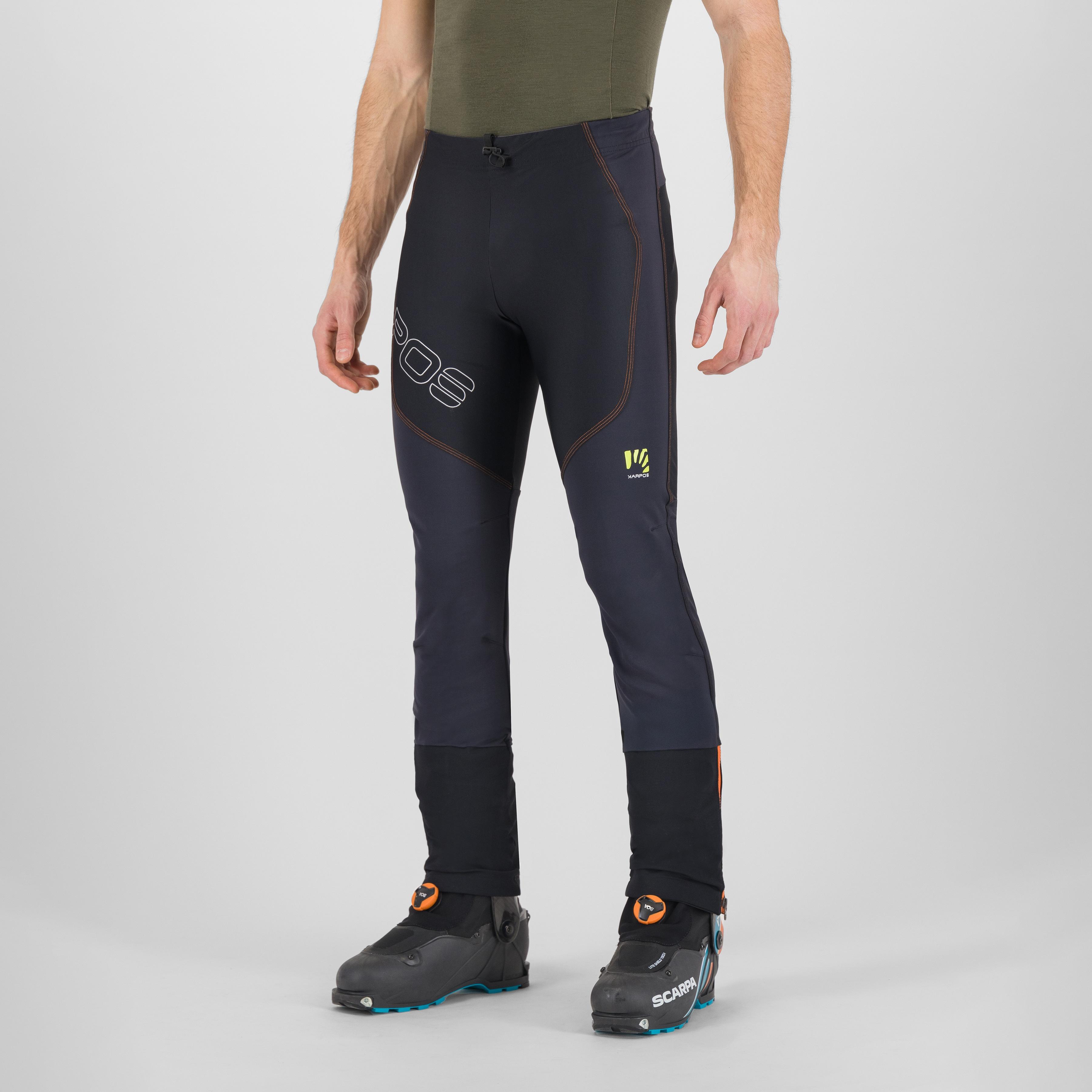 Alagna lite pants - black/vibr.orange - karpos