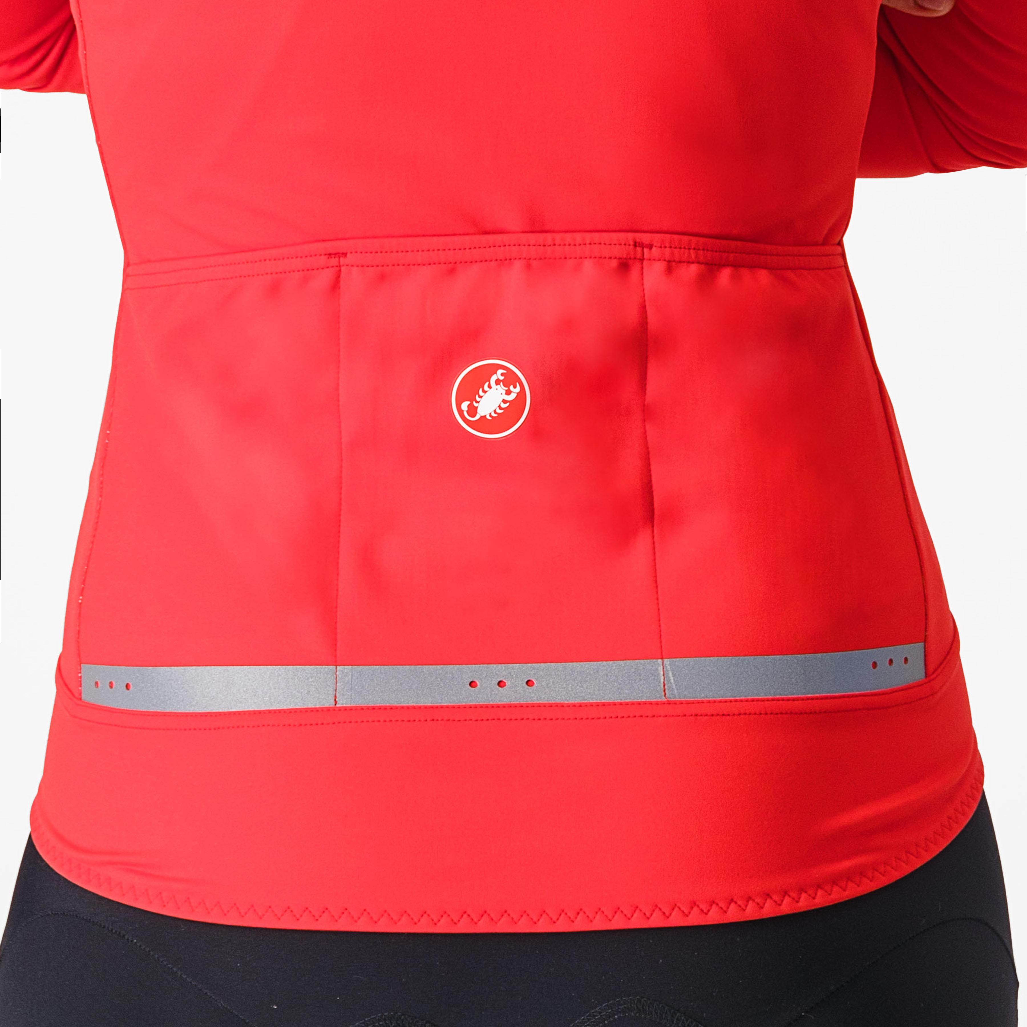 Perfetto ros 2 w jacket - hibiscus/silver reflex - castelli