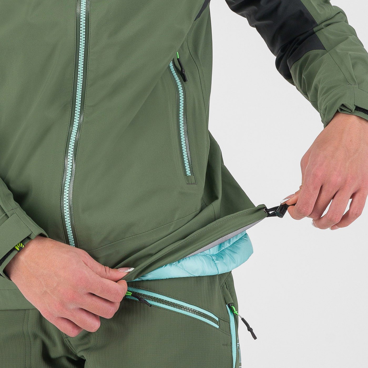 Storm evo w jacket - thyme/black sand - karpos