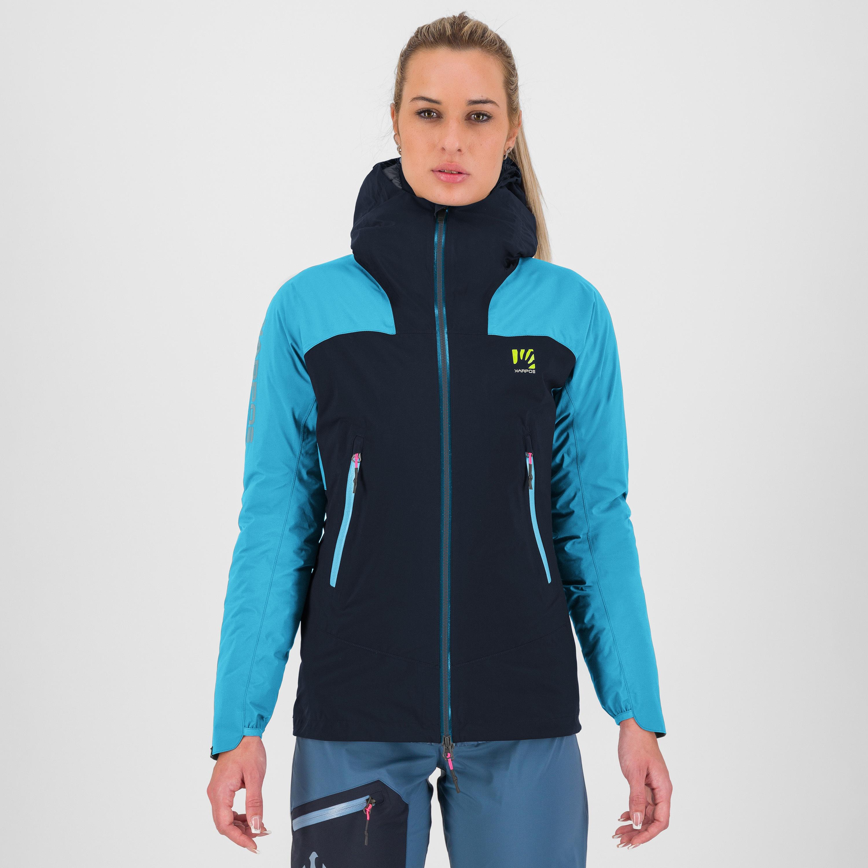 Valsesia shell w jacket - vulcan/blue atoll - karpos