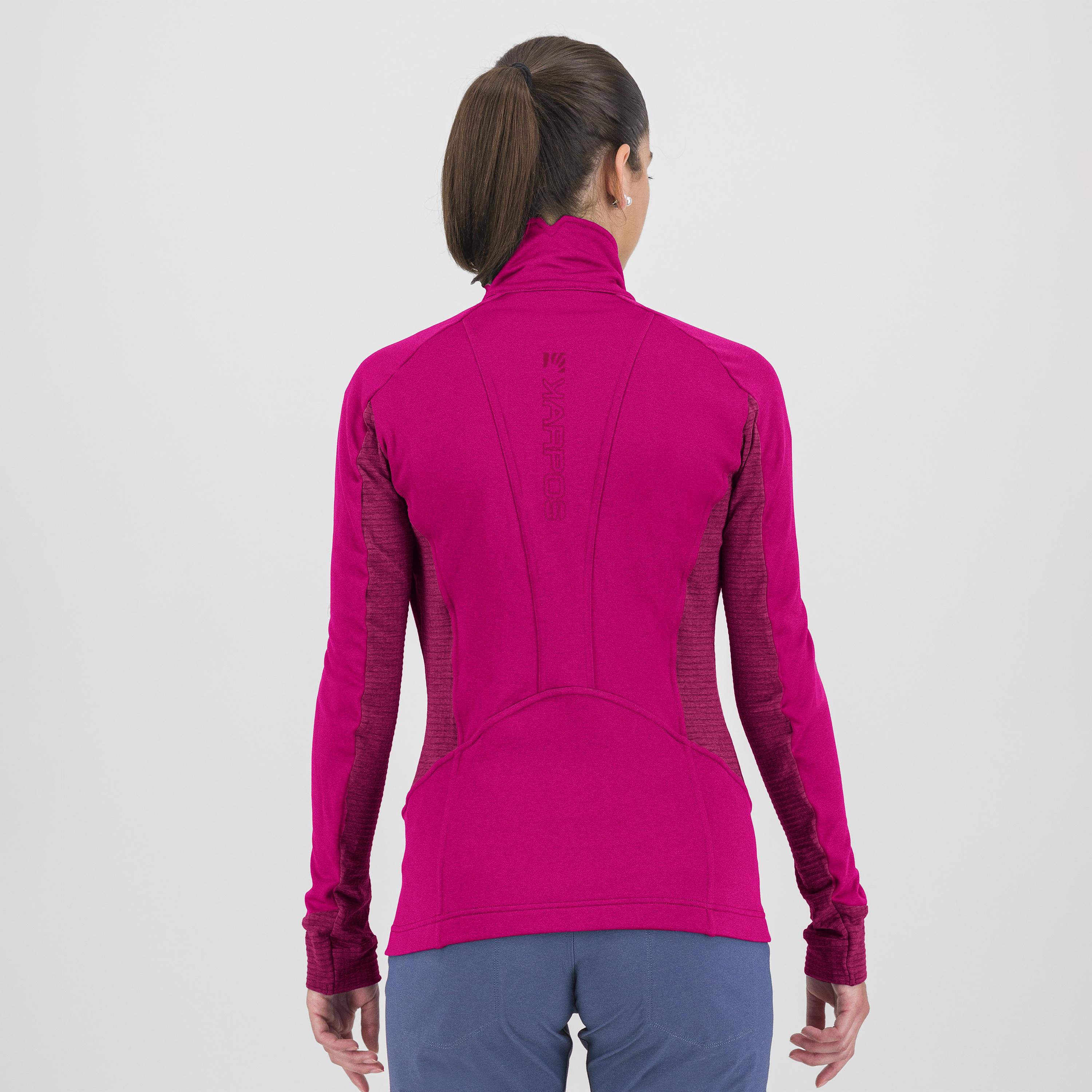 Pizzocco evo w full-zip fleece - innuendo/cherries jubilee - karpos