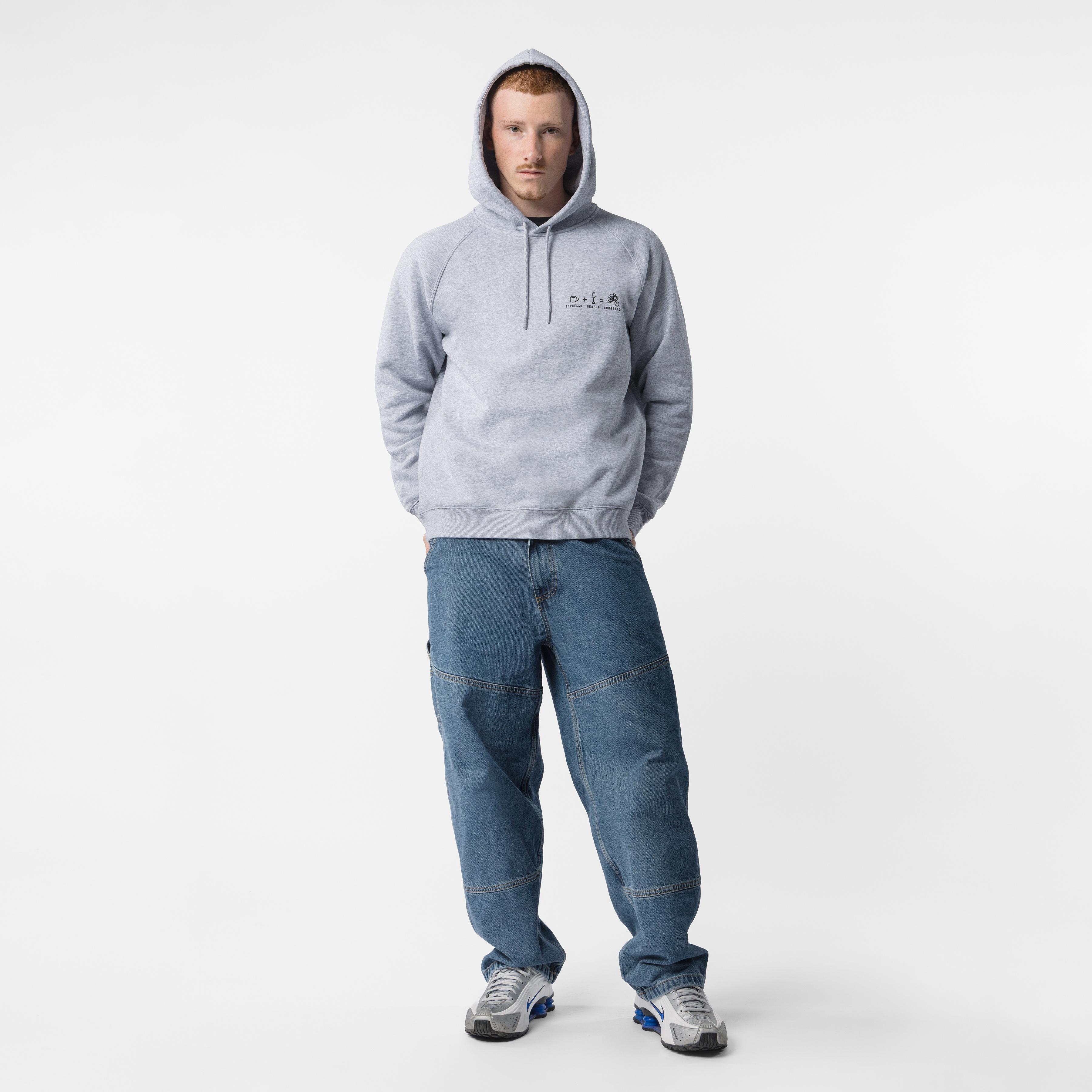 Corretto hoody - melange gray - castelli
