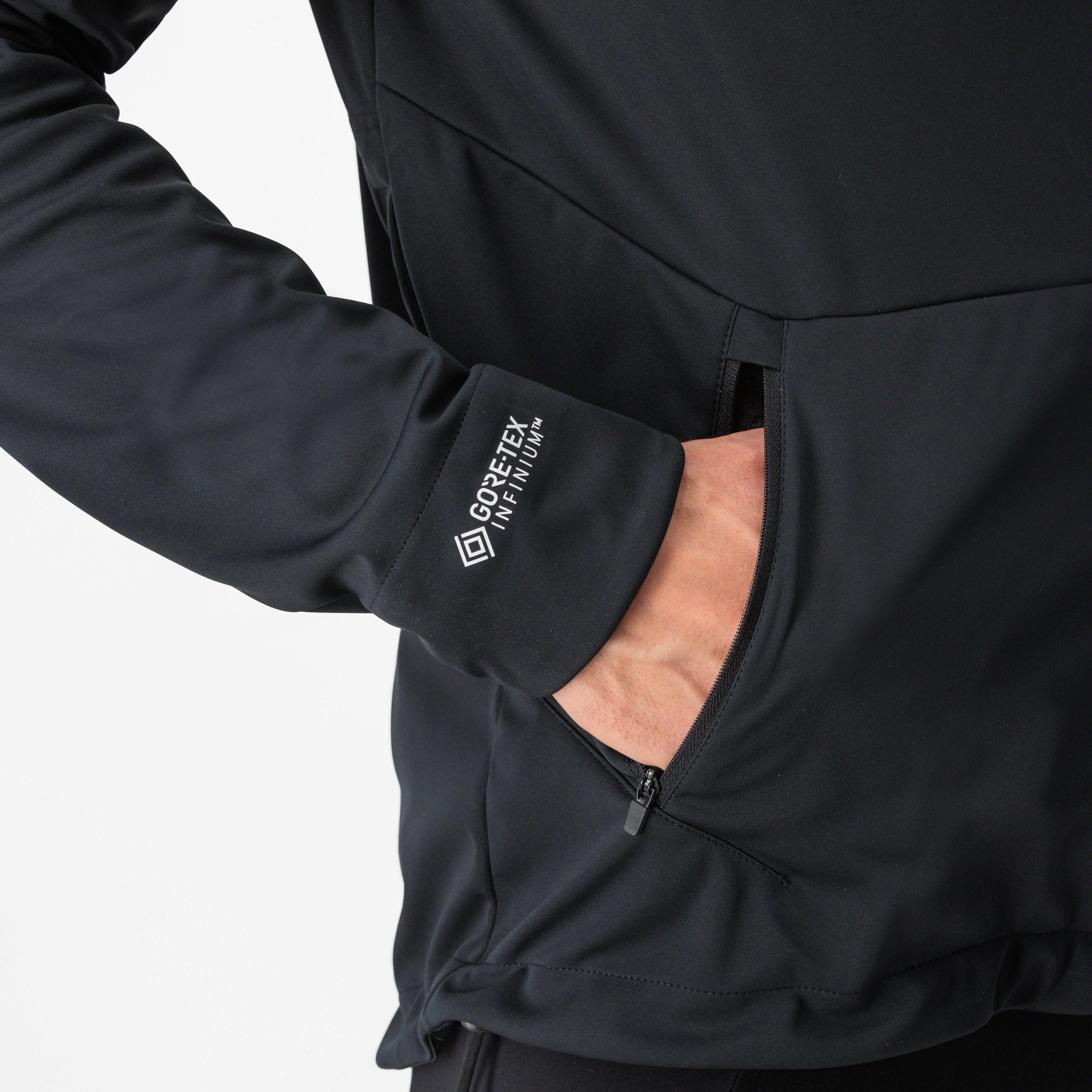 Trail hoodie jacket - light black - castelli