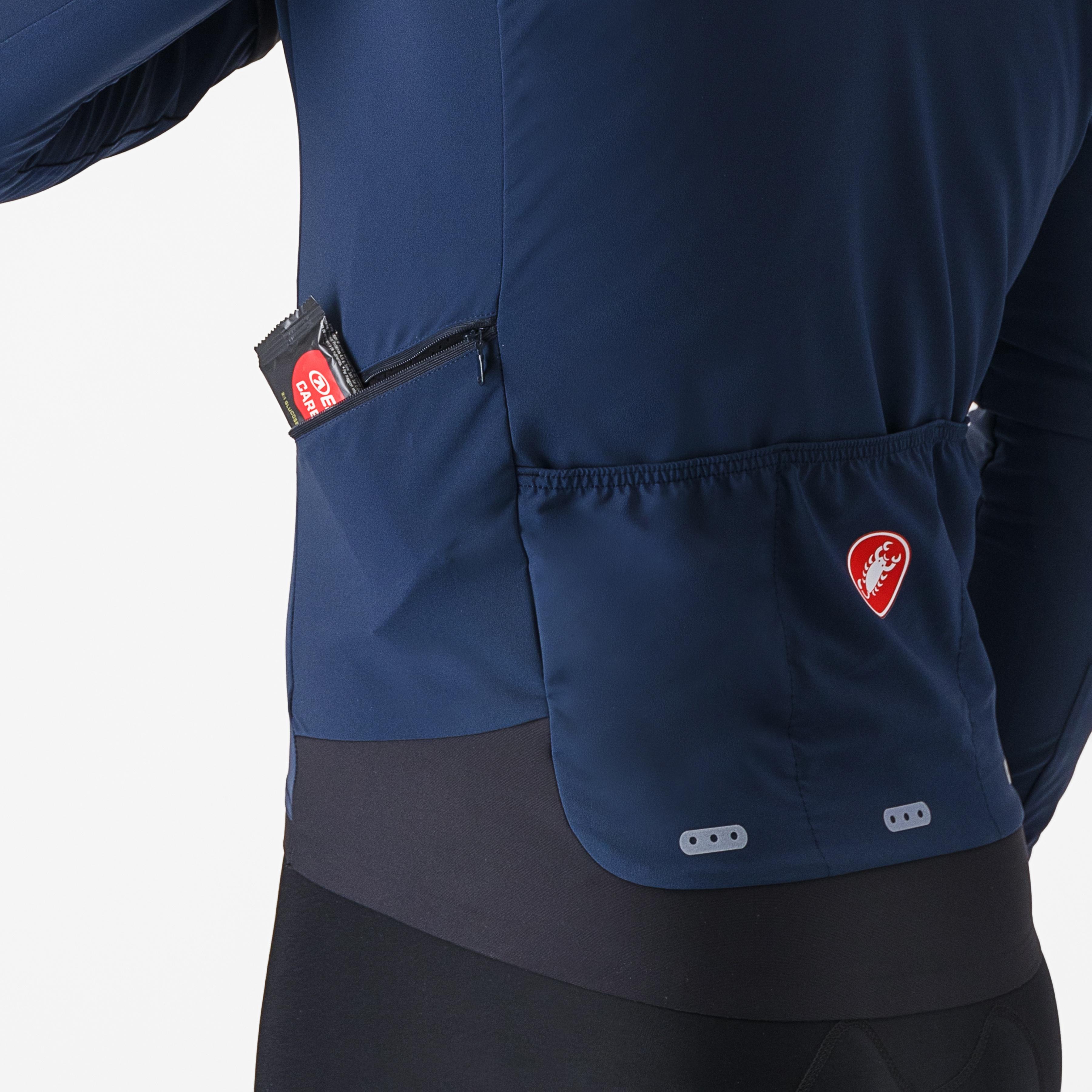 Alpha flight ros jacket - belgian blue/pompeian red-rock - castelli