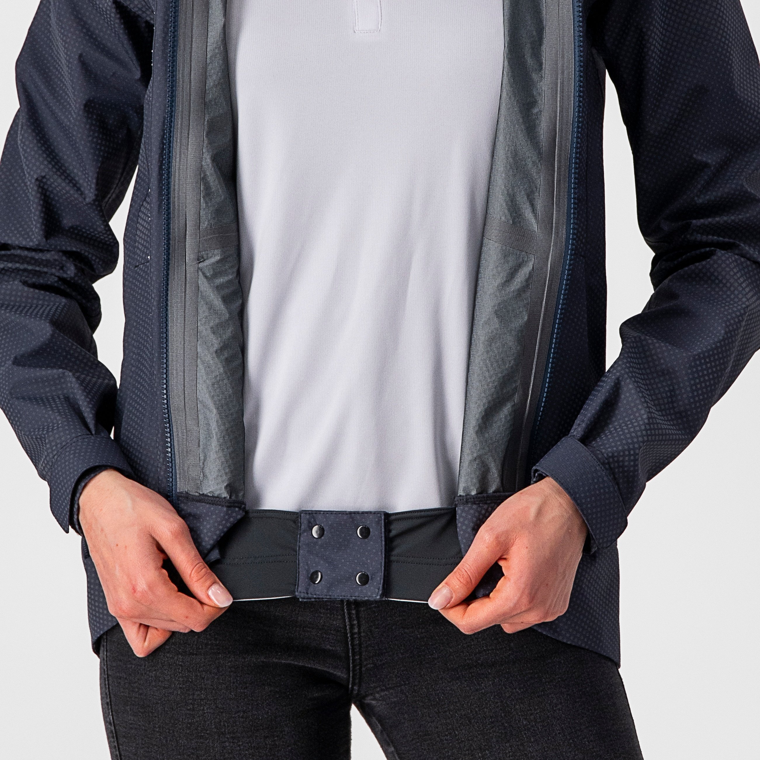 Commuter w reflex jacket - dark steel blue - castelli