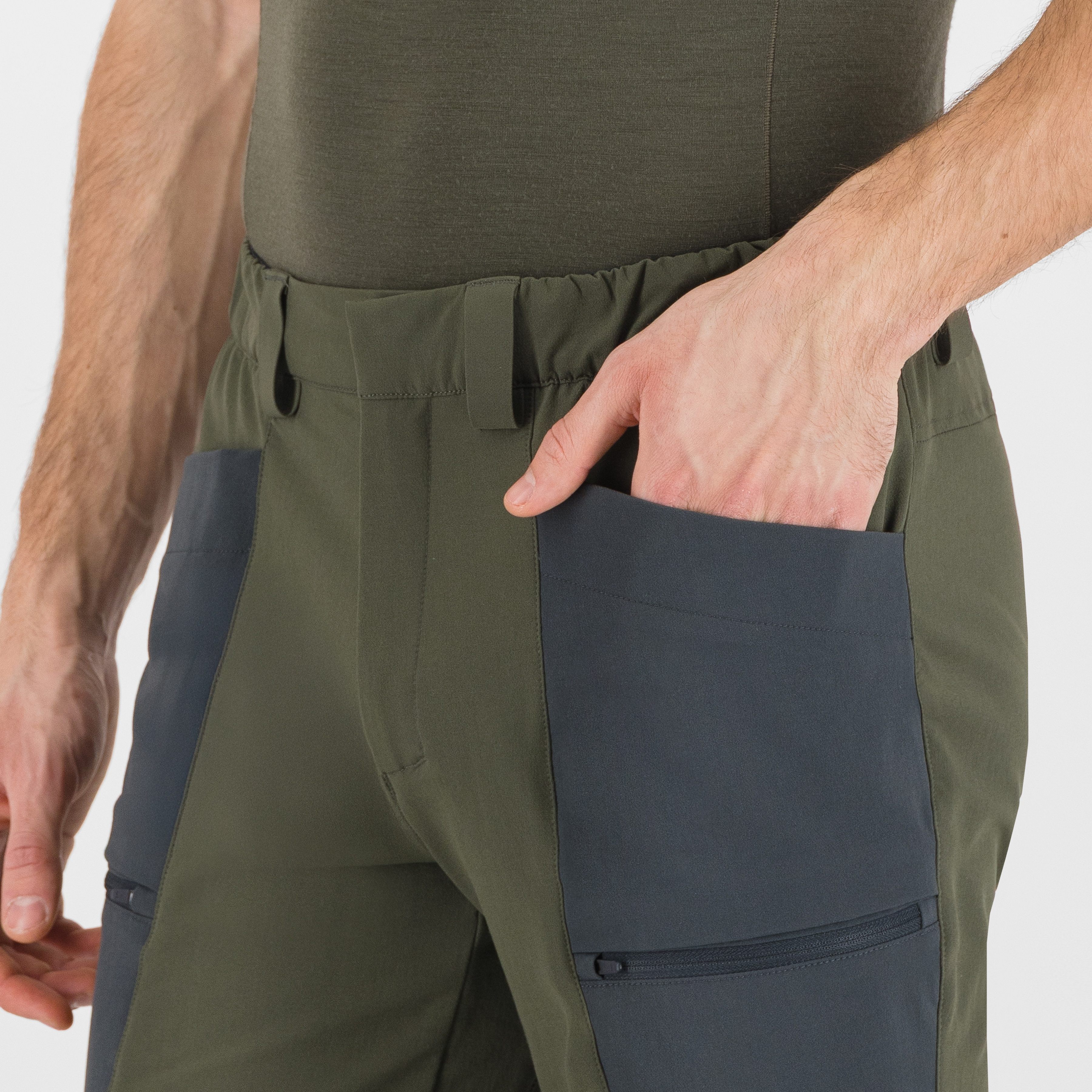 Lastia winter pants - deep depths/woodl.gray - karpos