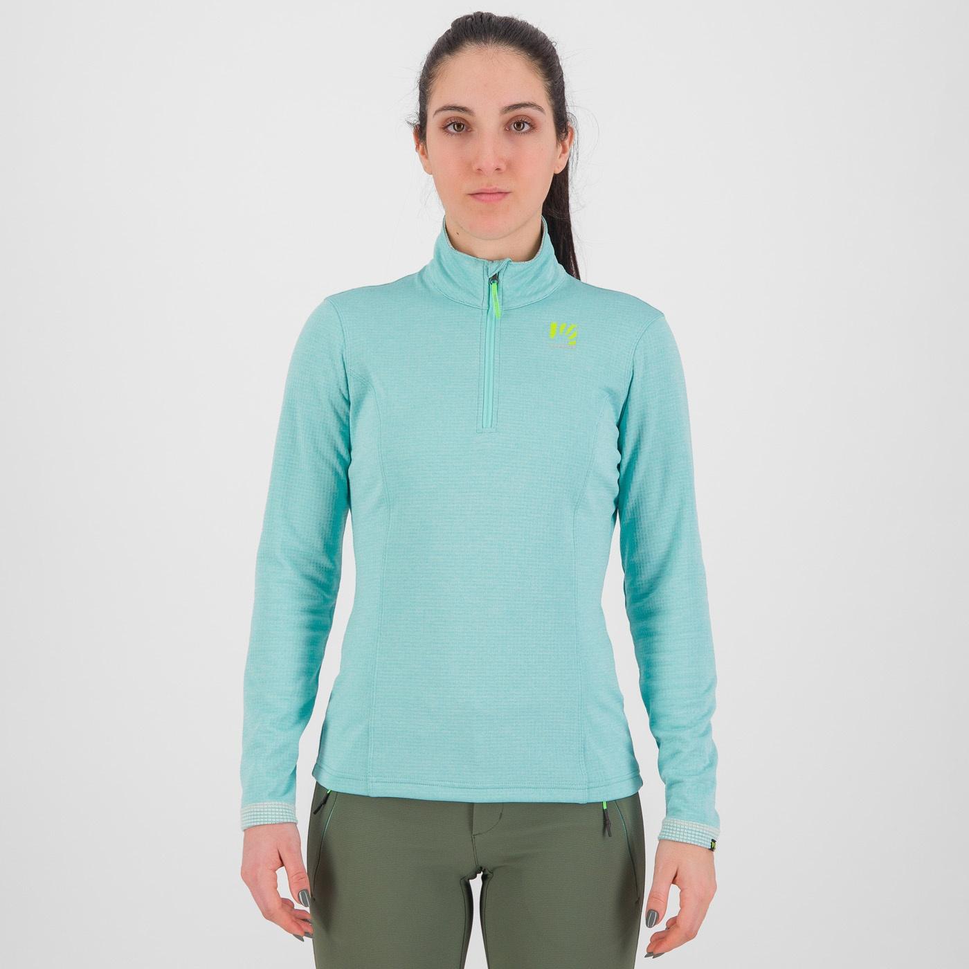 Pizzocco w half zip - aqua sky - karpos