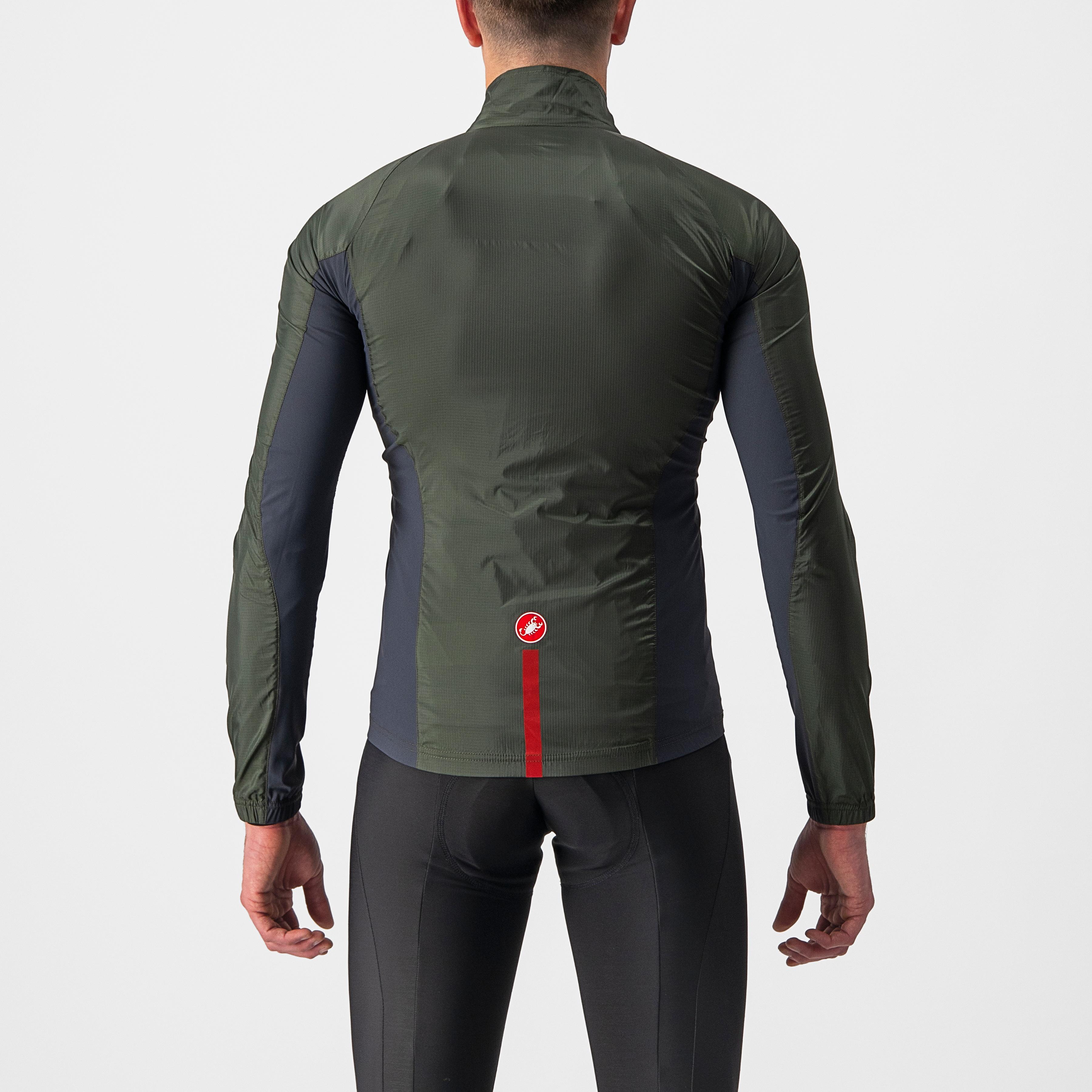 Squadra stretch jacket - military green/dark gray - castelli
