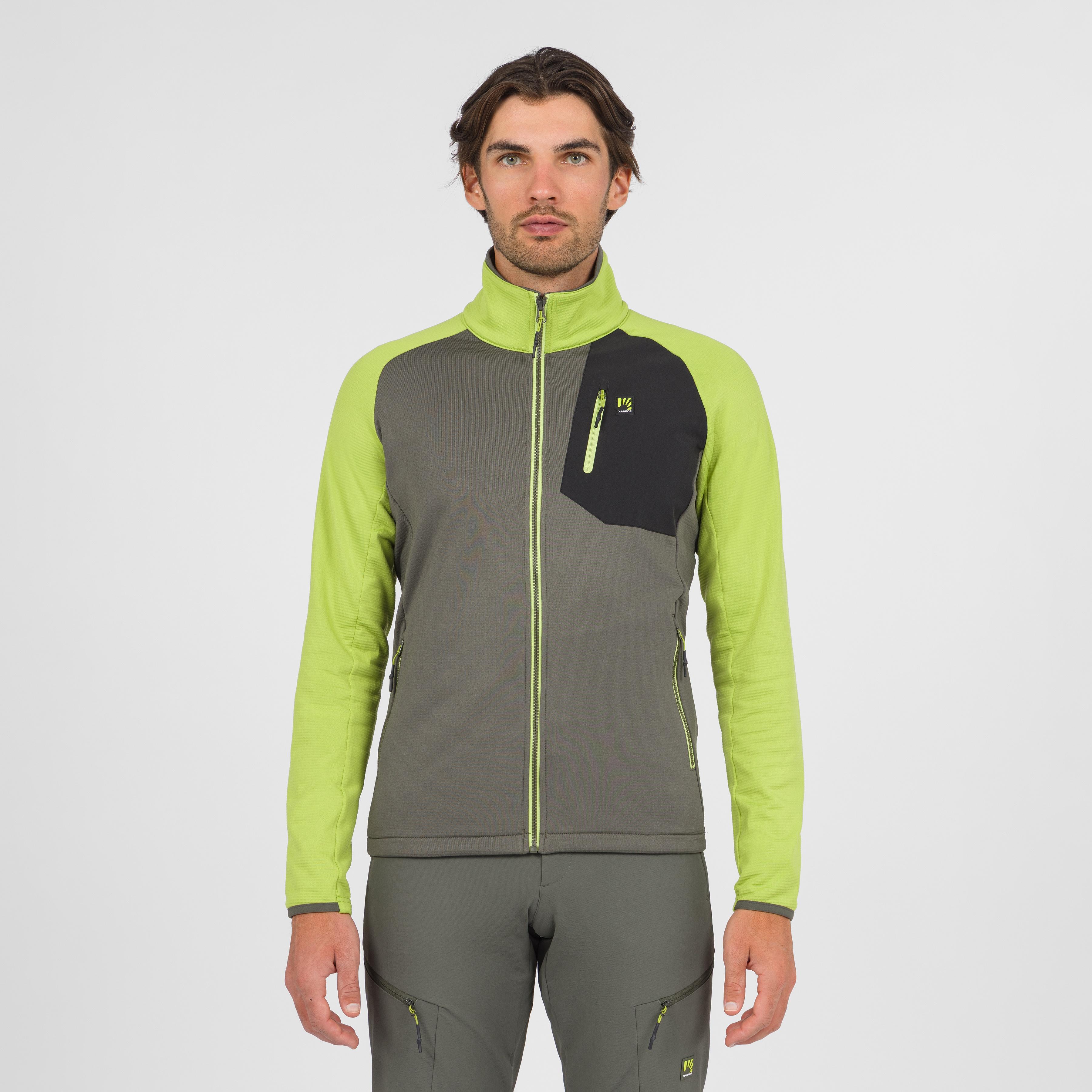 Odle evo full zip fleece - kambaba/dark citron - karpos