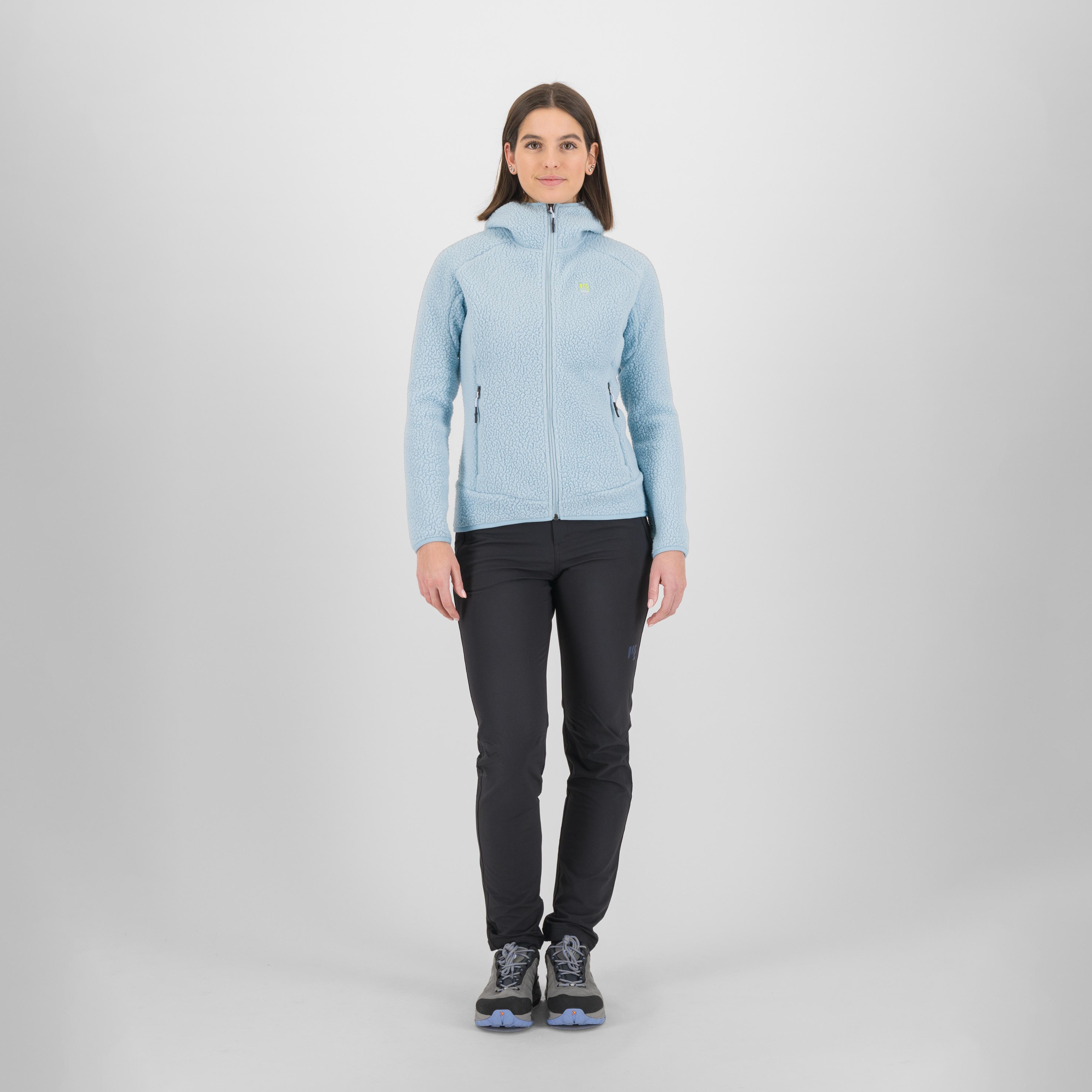 Moiazza retrò hoodie w fleece - forget - karpos