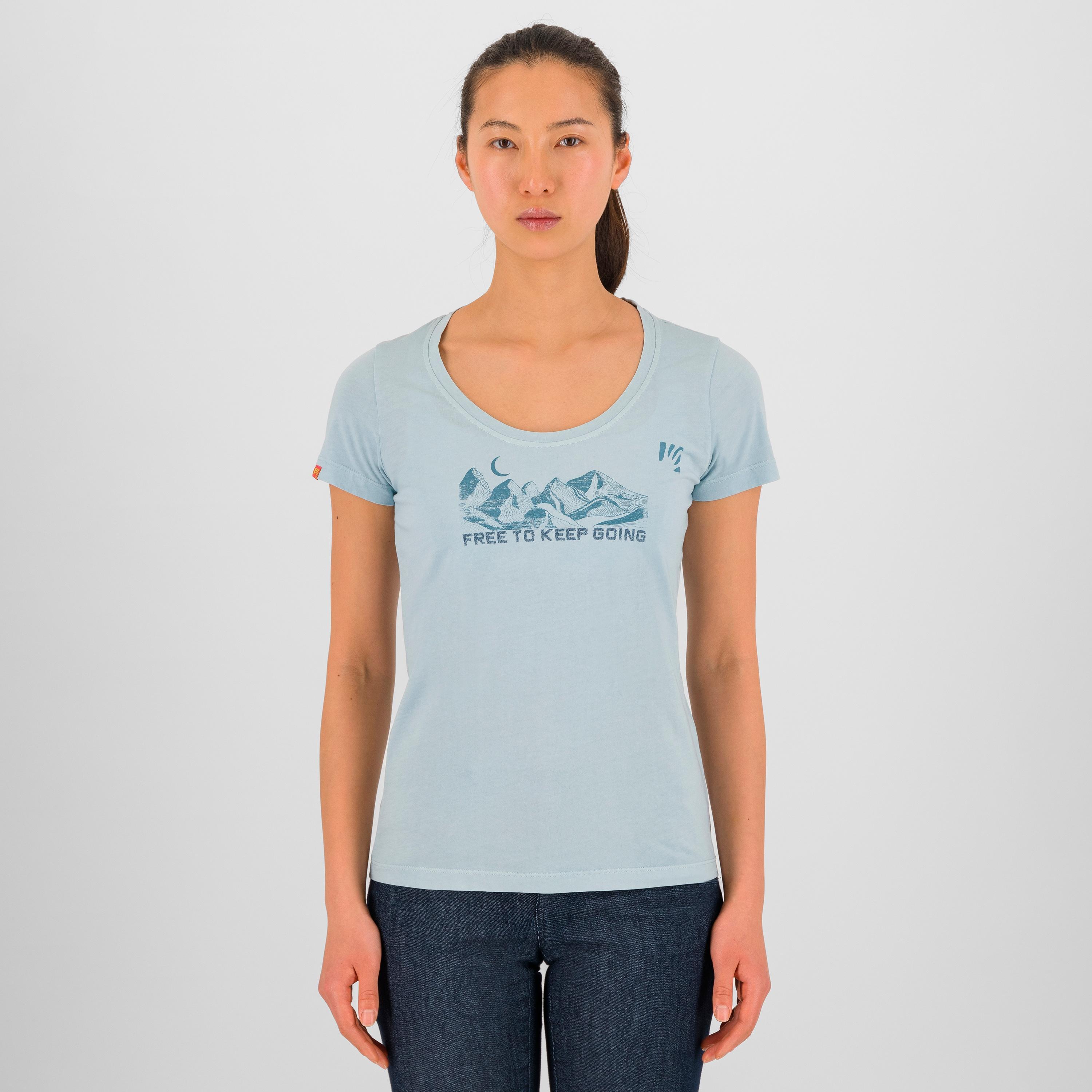 Crocus evo w t-shirt - sterling blue - karpos