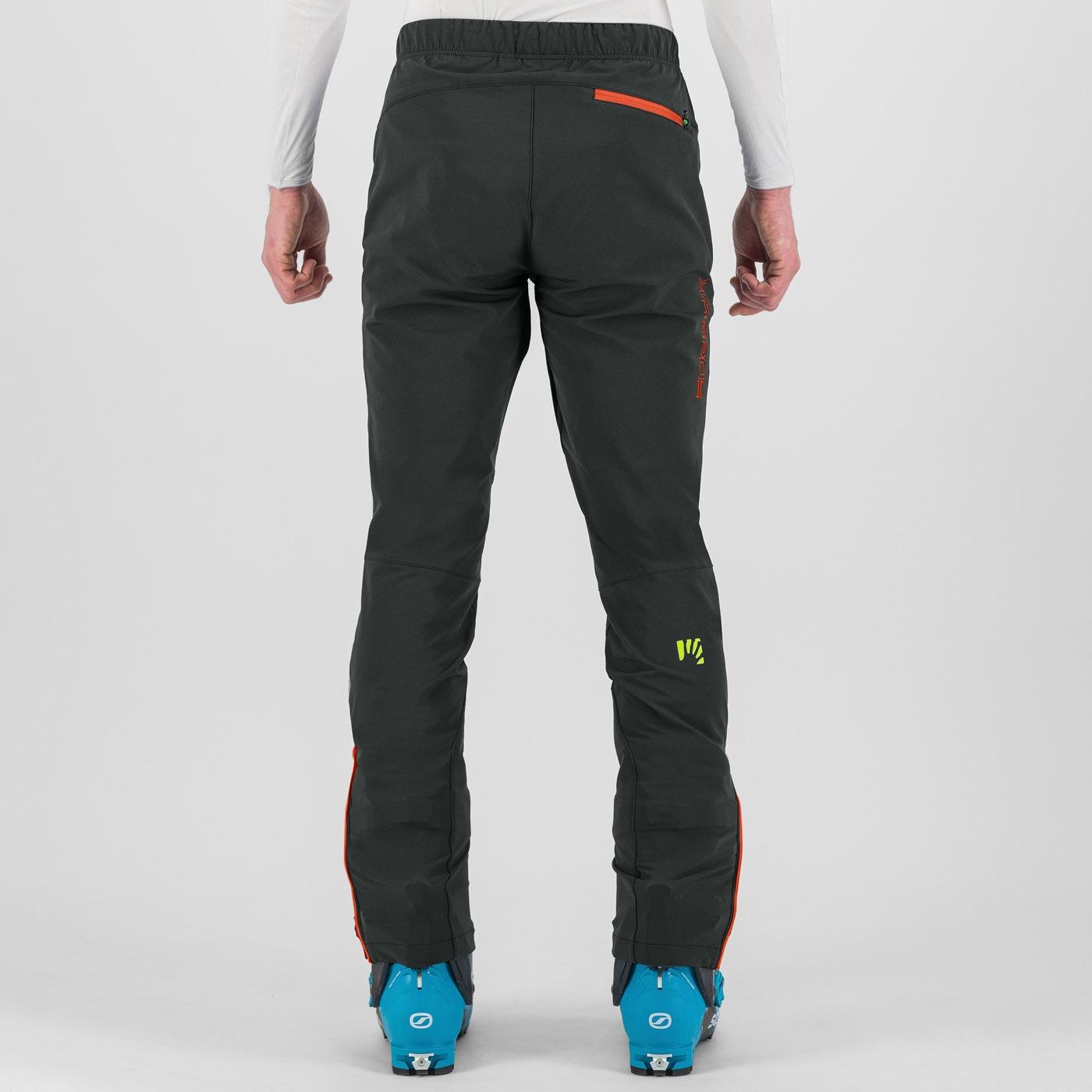 Cevedale evo pant - black/spicy orange - karpos