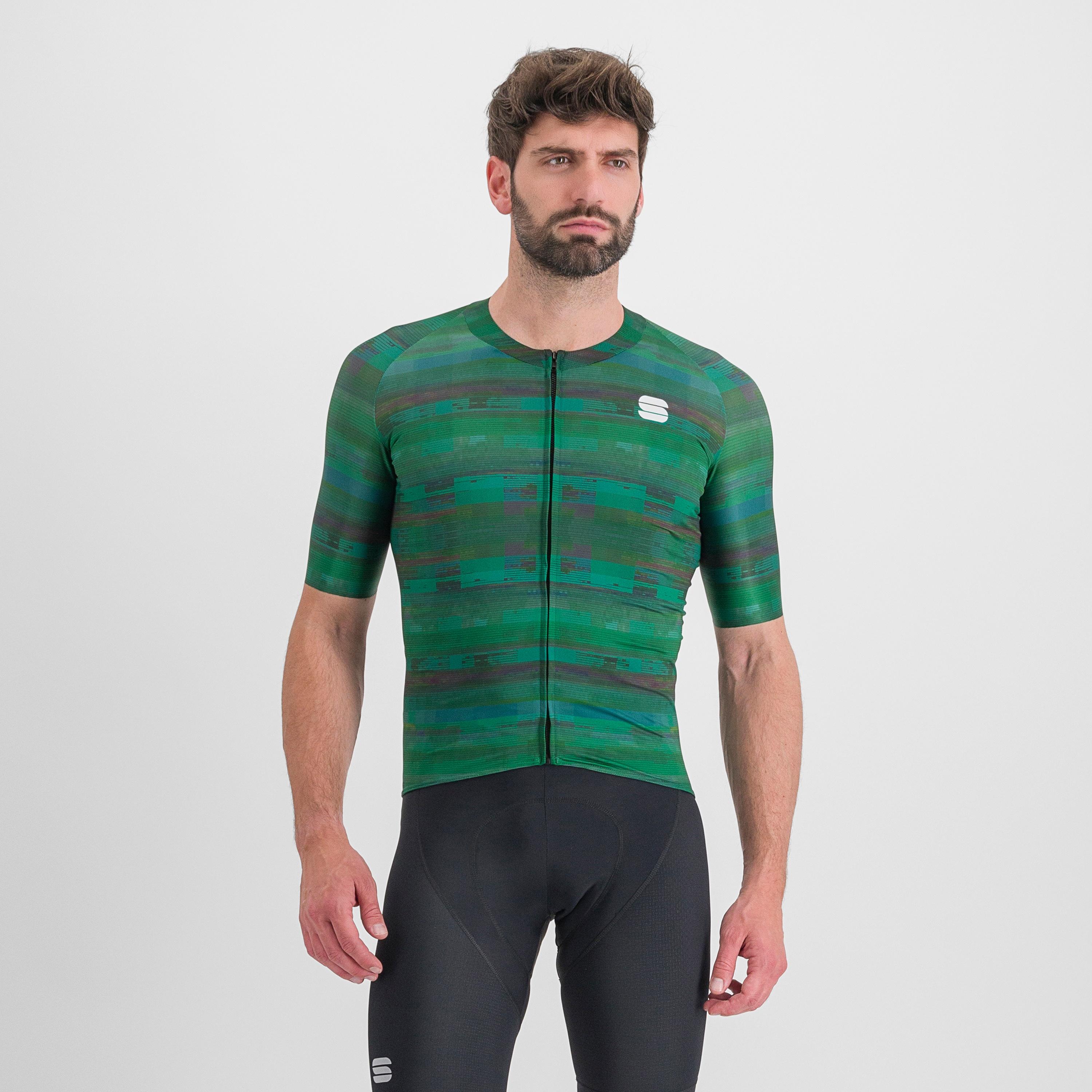 Glitch bomber jersey - multicolor green - sportful