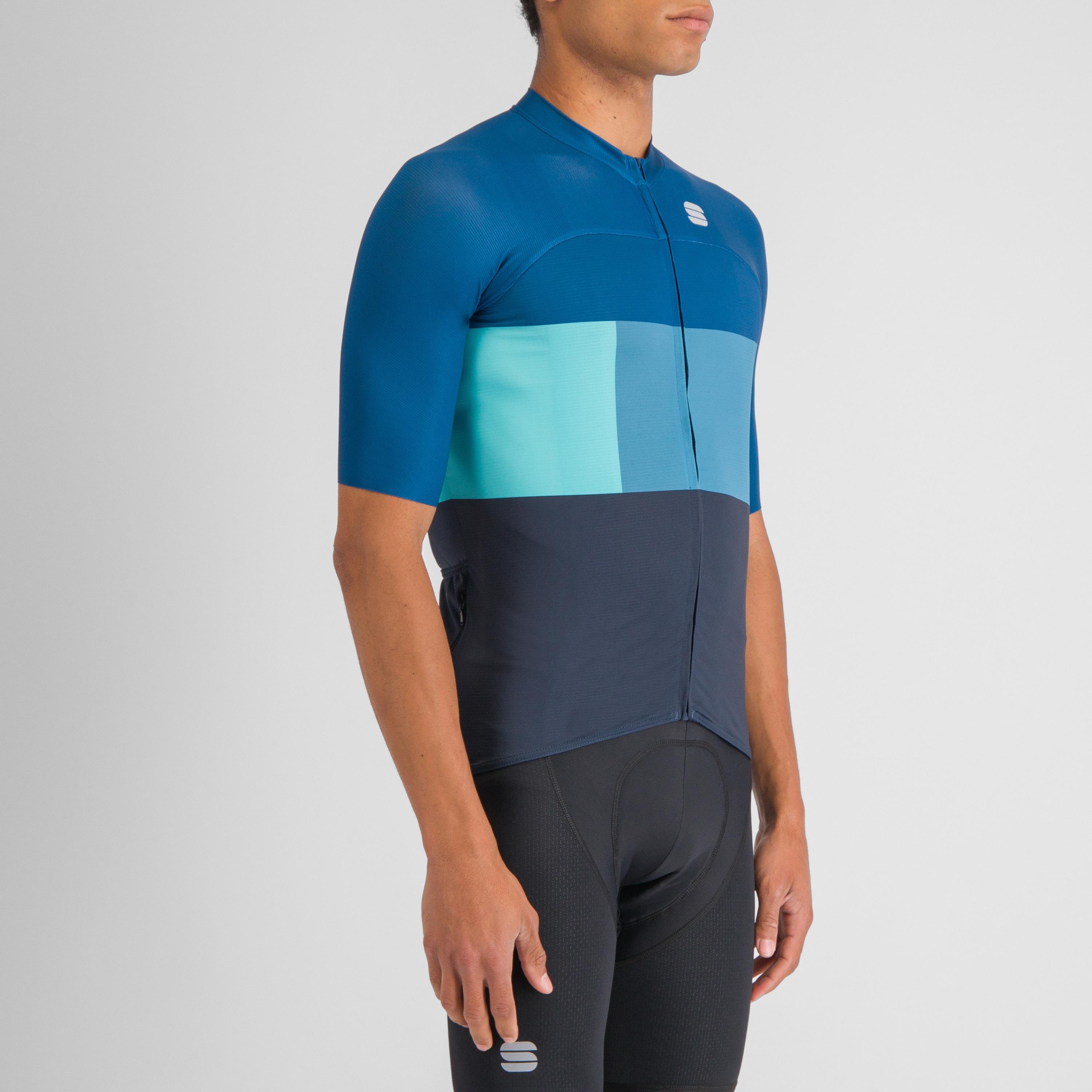 Snap jersey - galaxy blue dark berry blue - sportful
