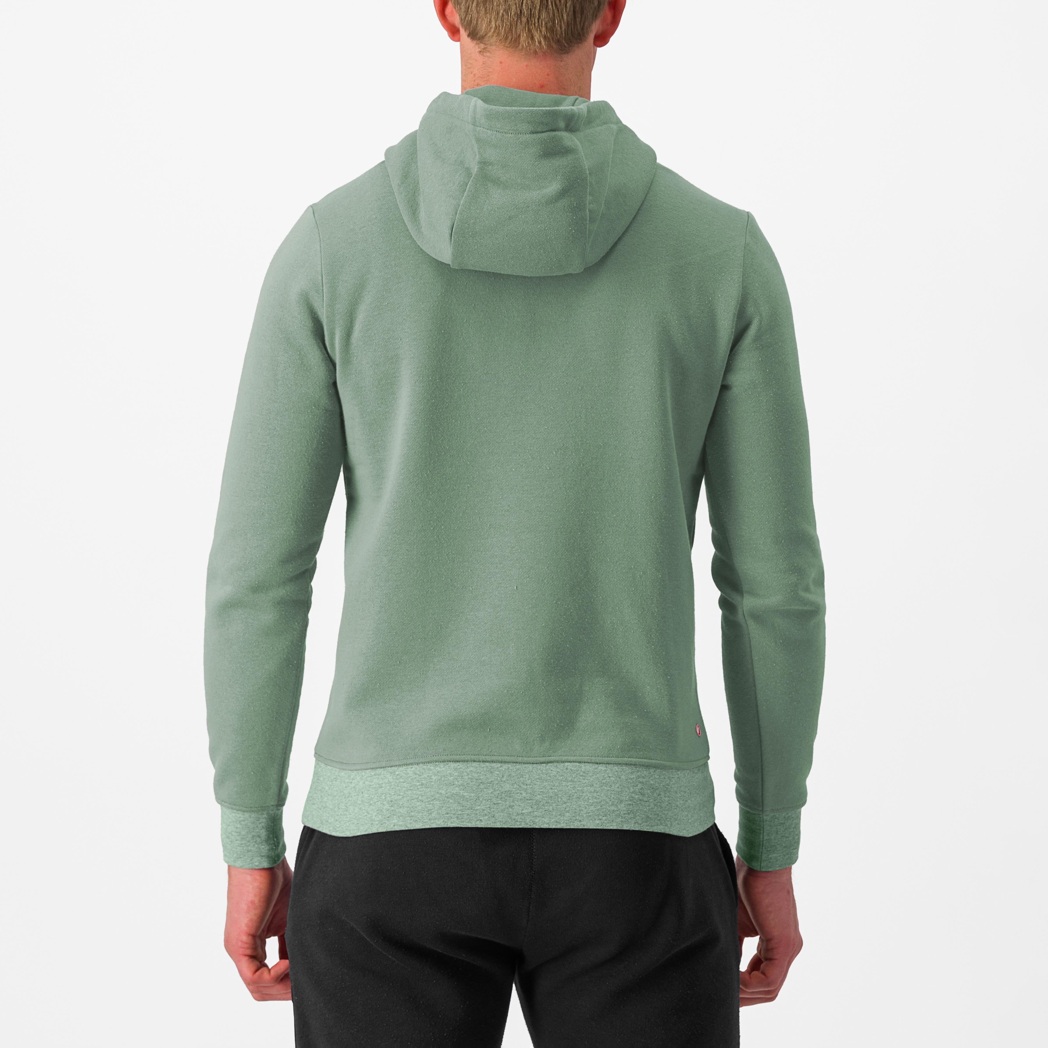 Logo hoodie - defender green - castelli