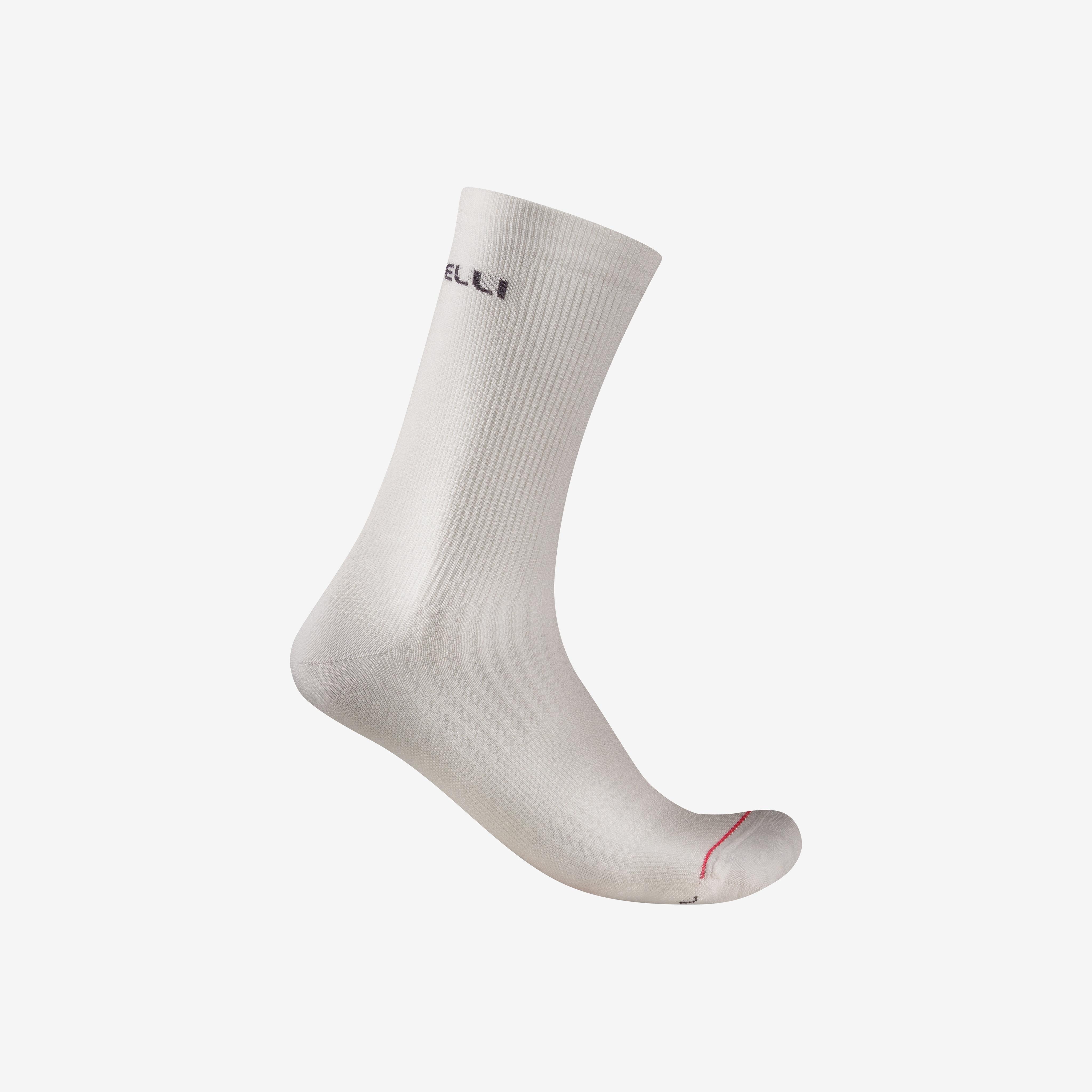 Bandito 2 merino 18 sock - white - castelli
