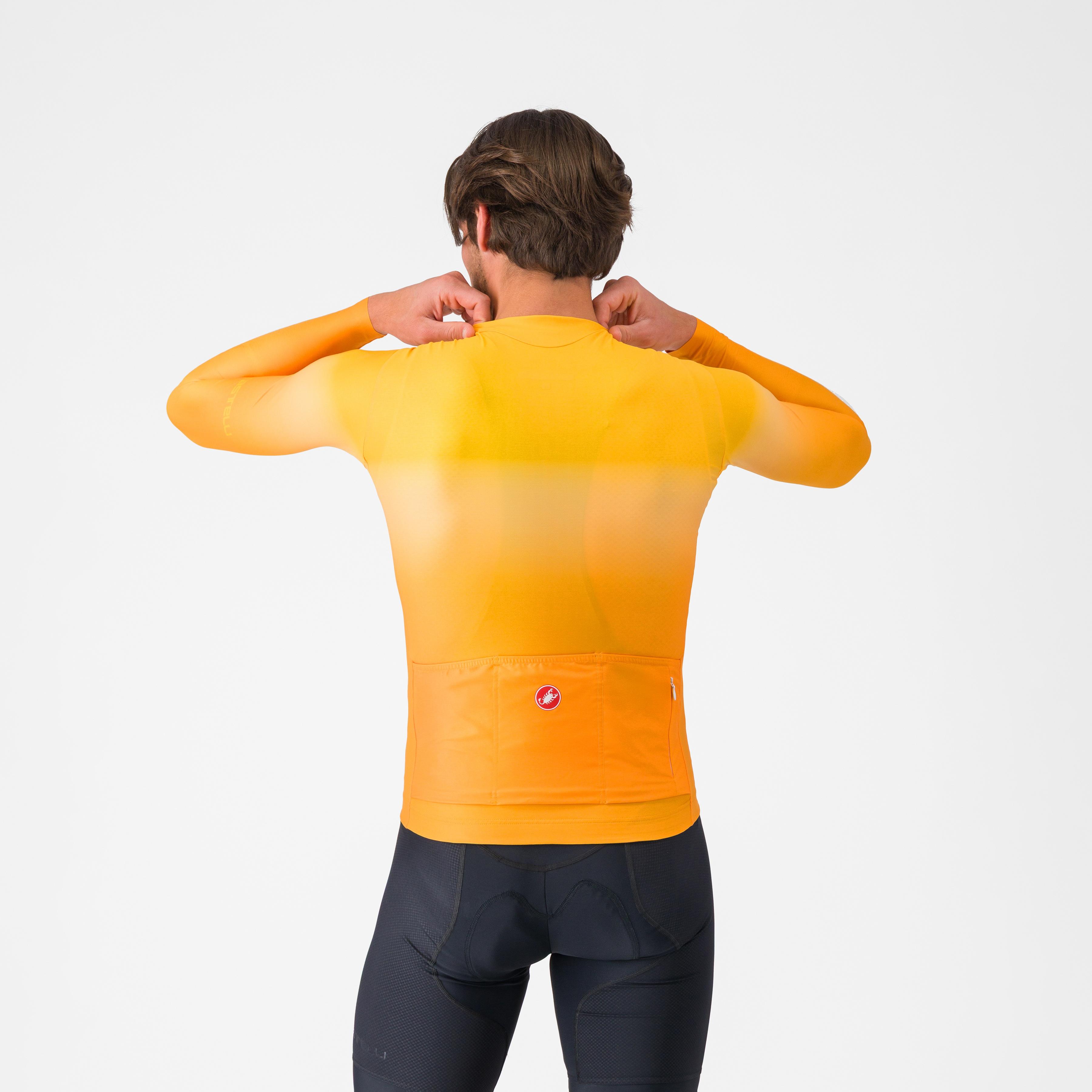 Upf long sleeve jersey - vivid orange - castelli
