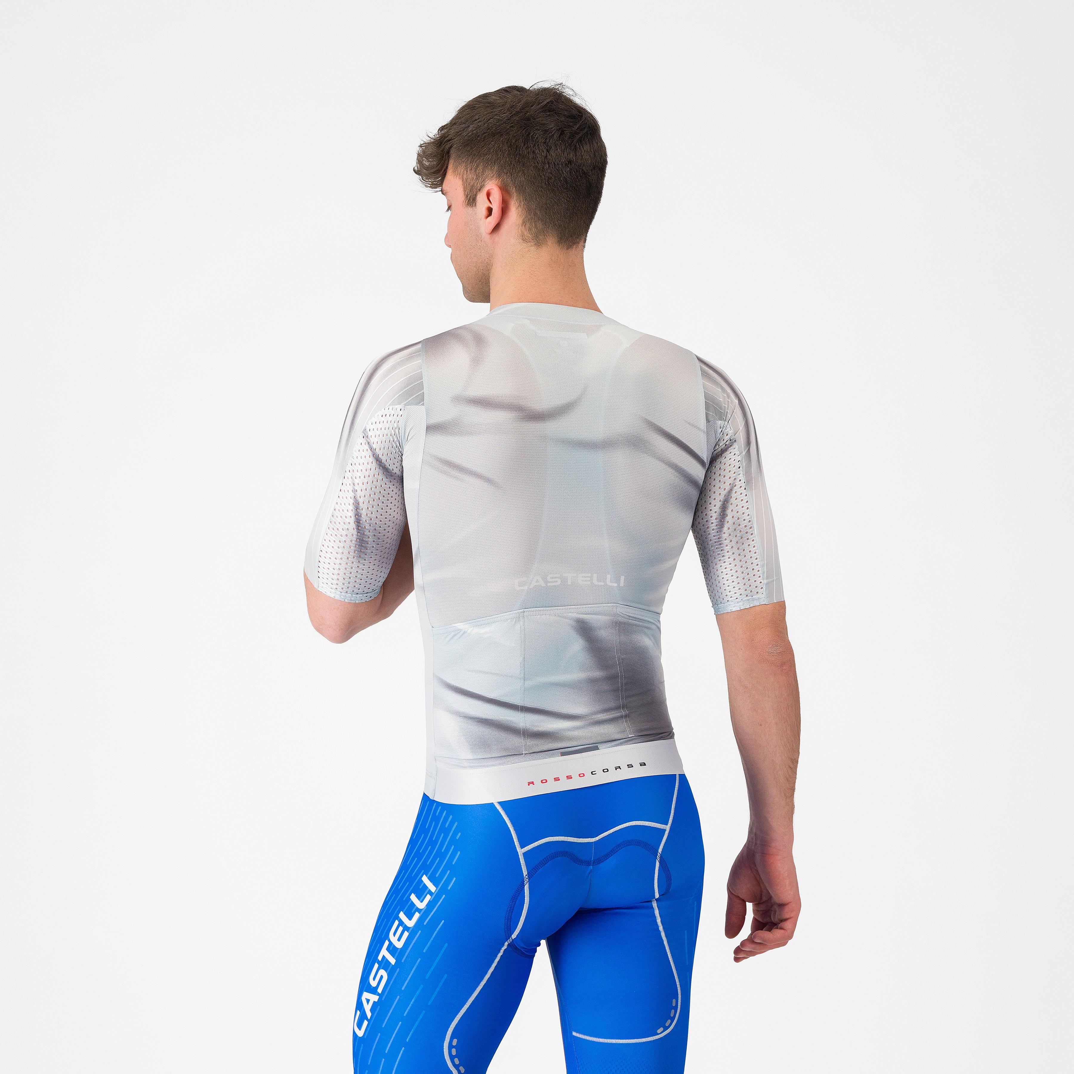 Aero race 8s jersey - silver gray/smoky gray - castelli