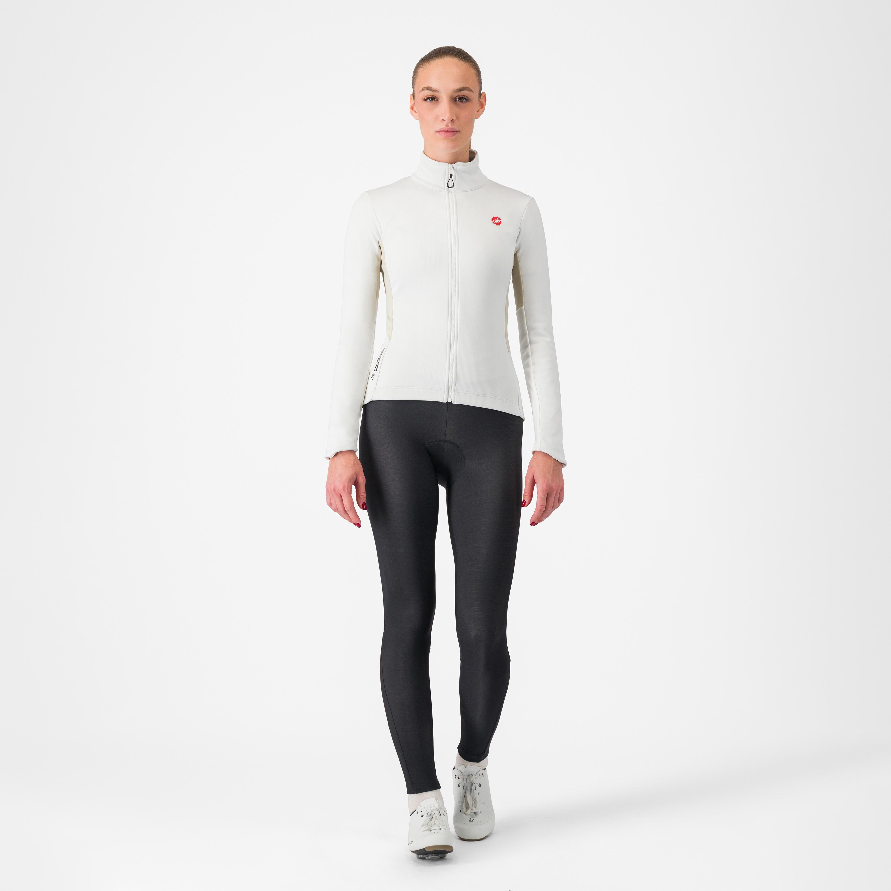 Entrata 2 w jacket - ivory/silver moon - castelli