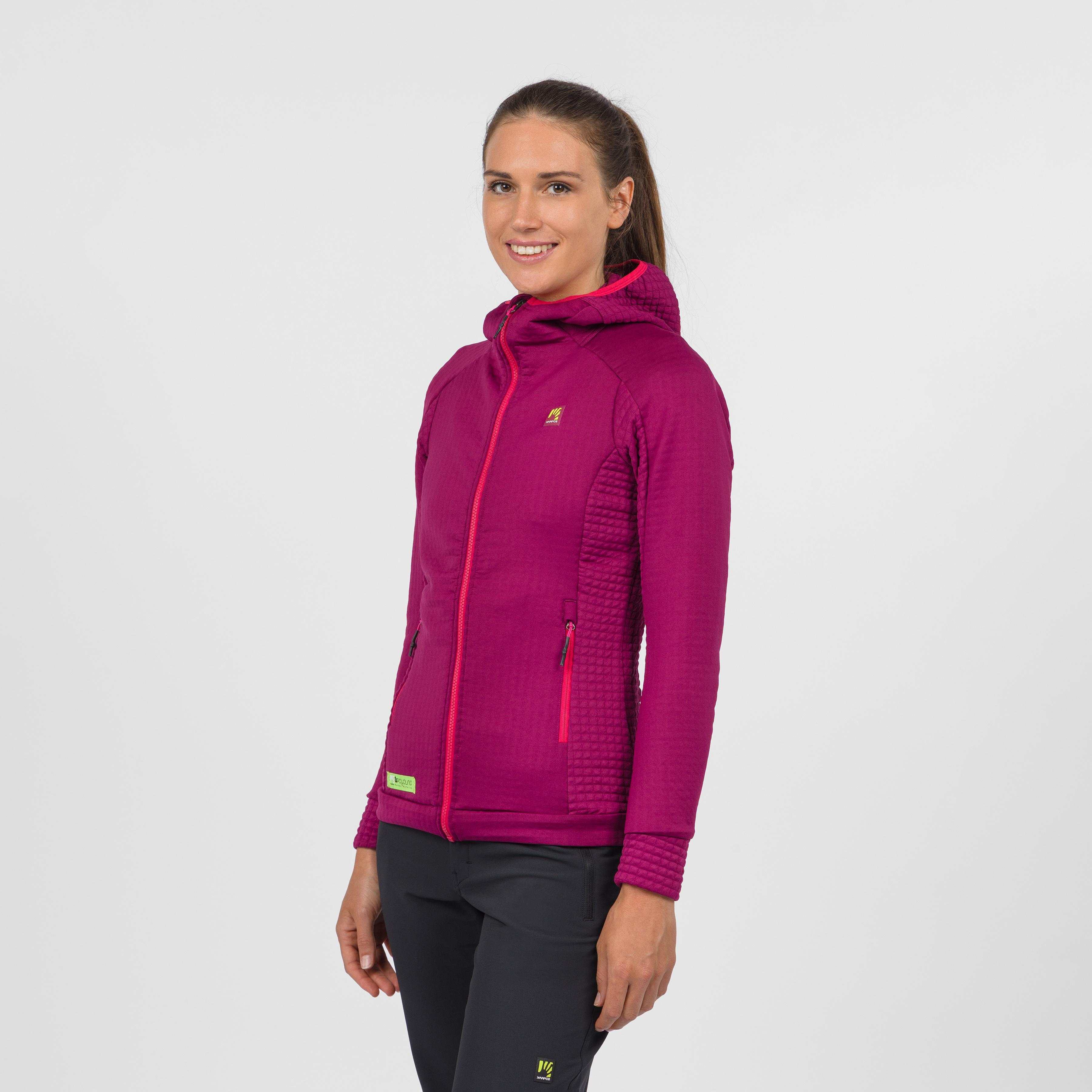 Elda polartec mgz w fleece - raspberry radiance - karpos