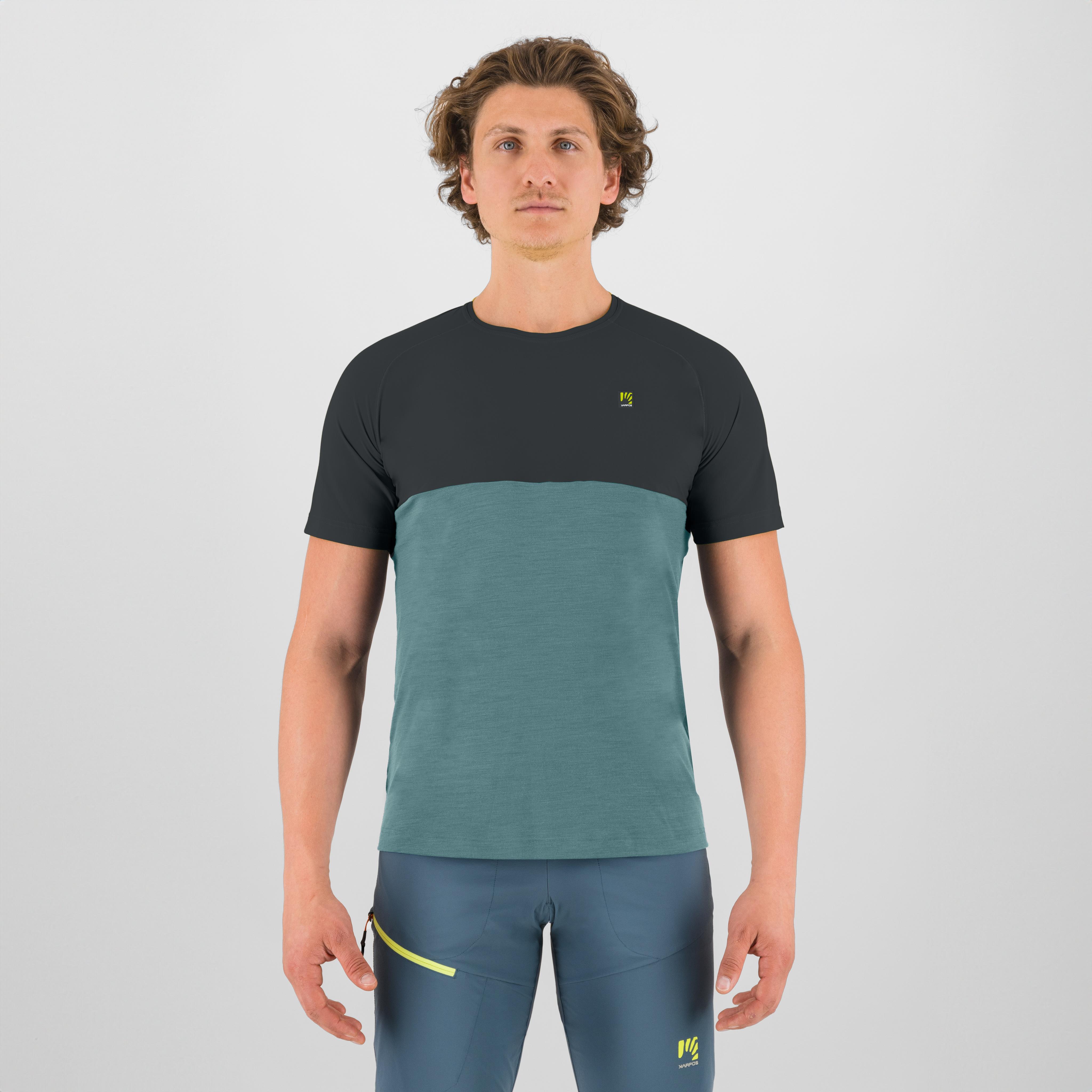 Cimonega t-shirt - mineral blue/woodl.gray - karpos