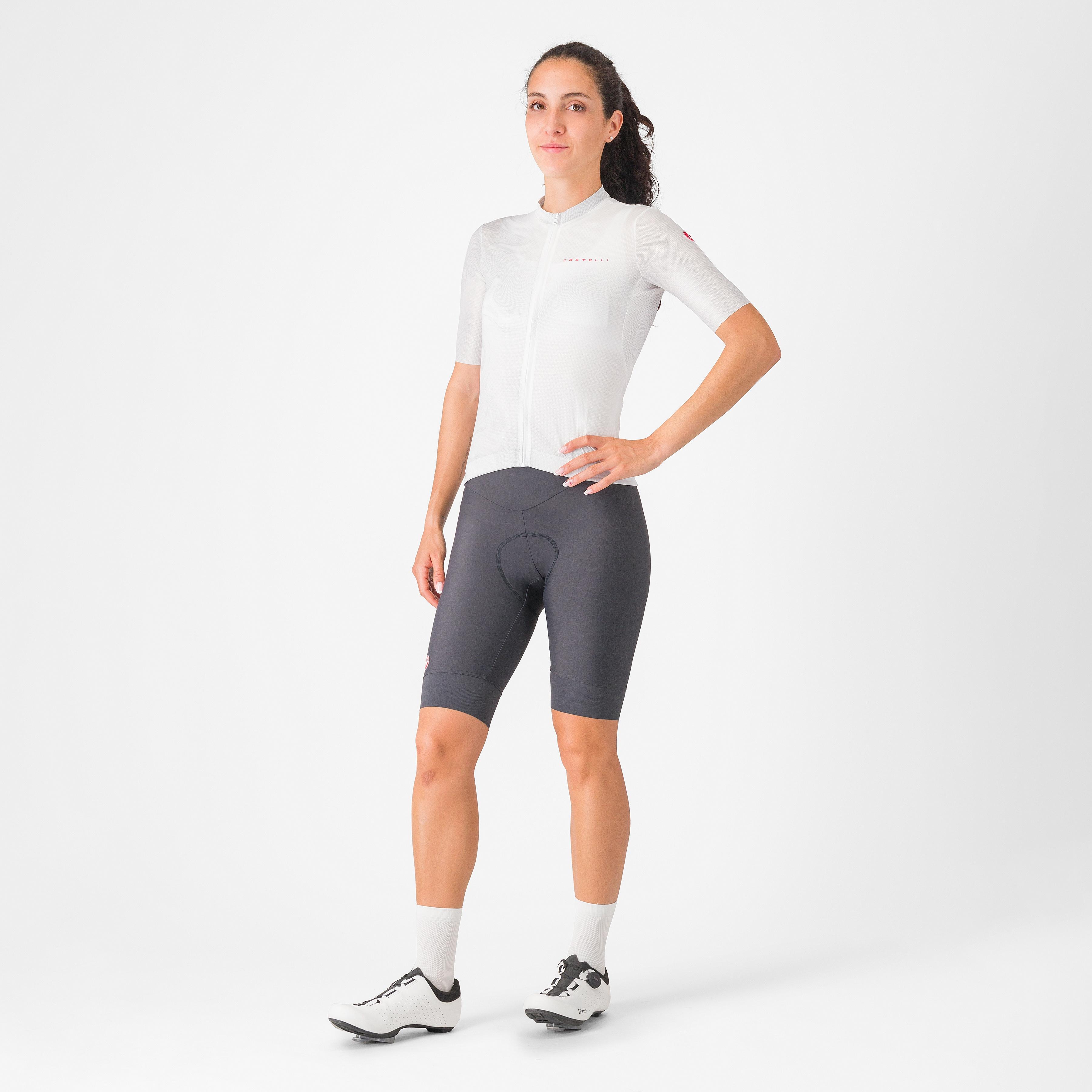 Prima 2 short - dark gray/pool blue - castelli