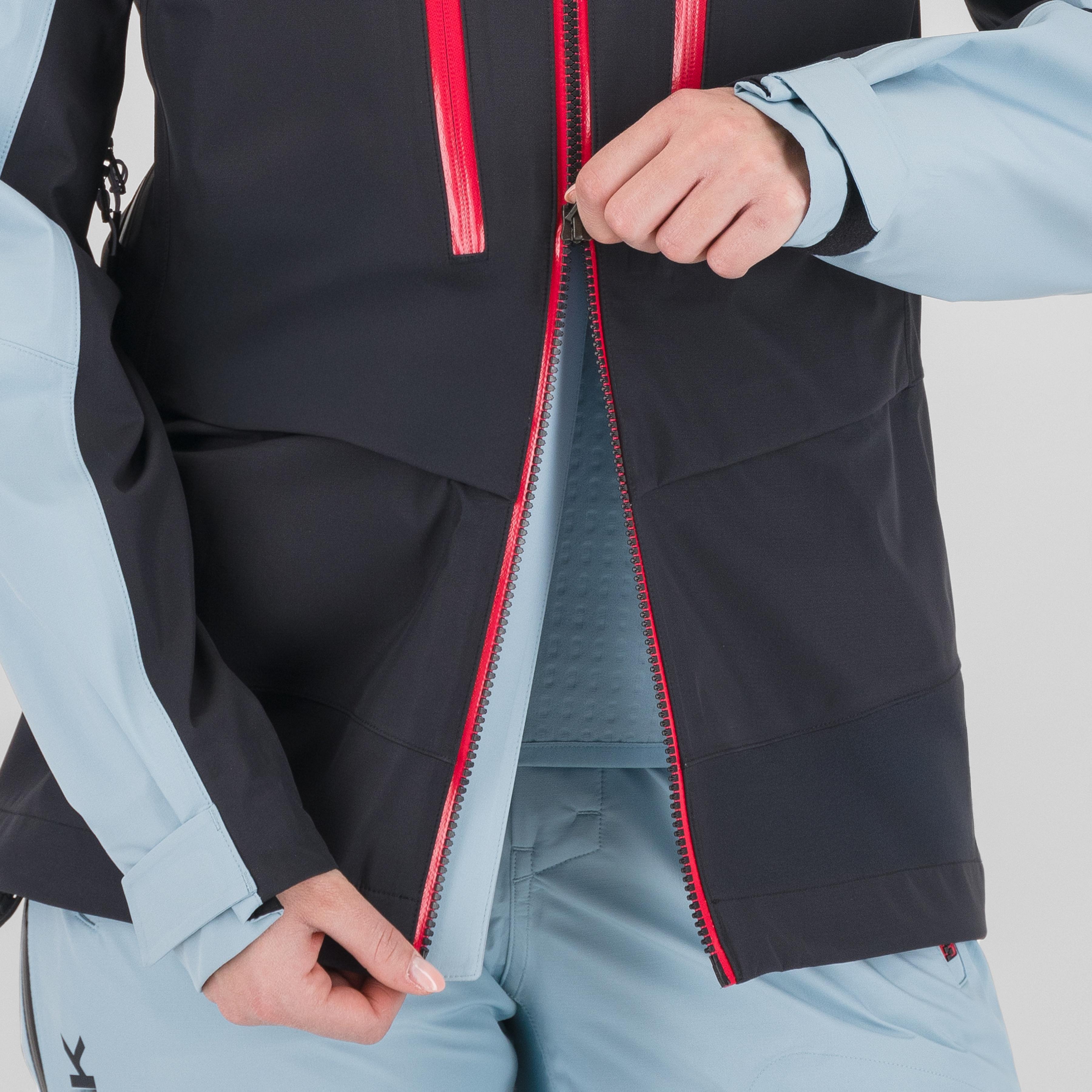 Midi shell w jacket - black/forget - karpos