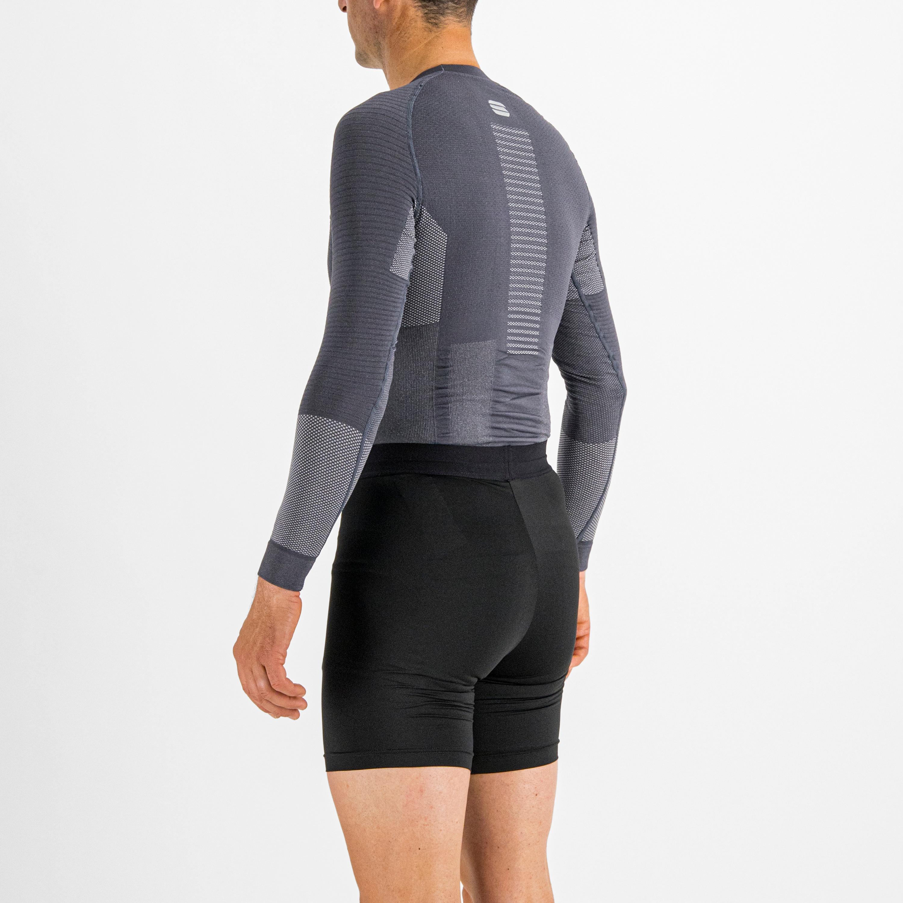2nd skin tee long sleeve - dark grey silver - sportful