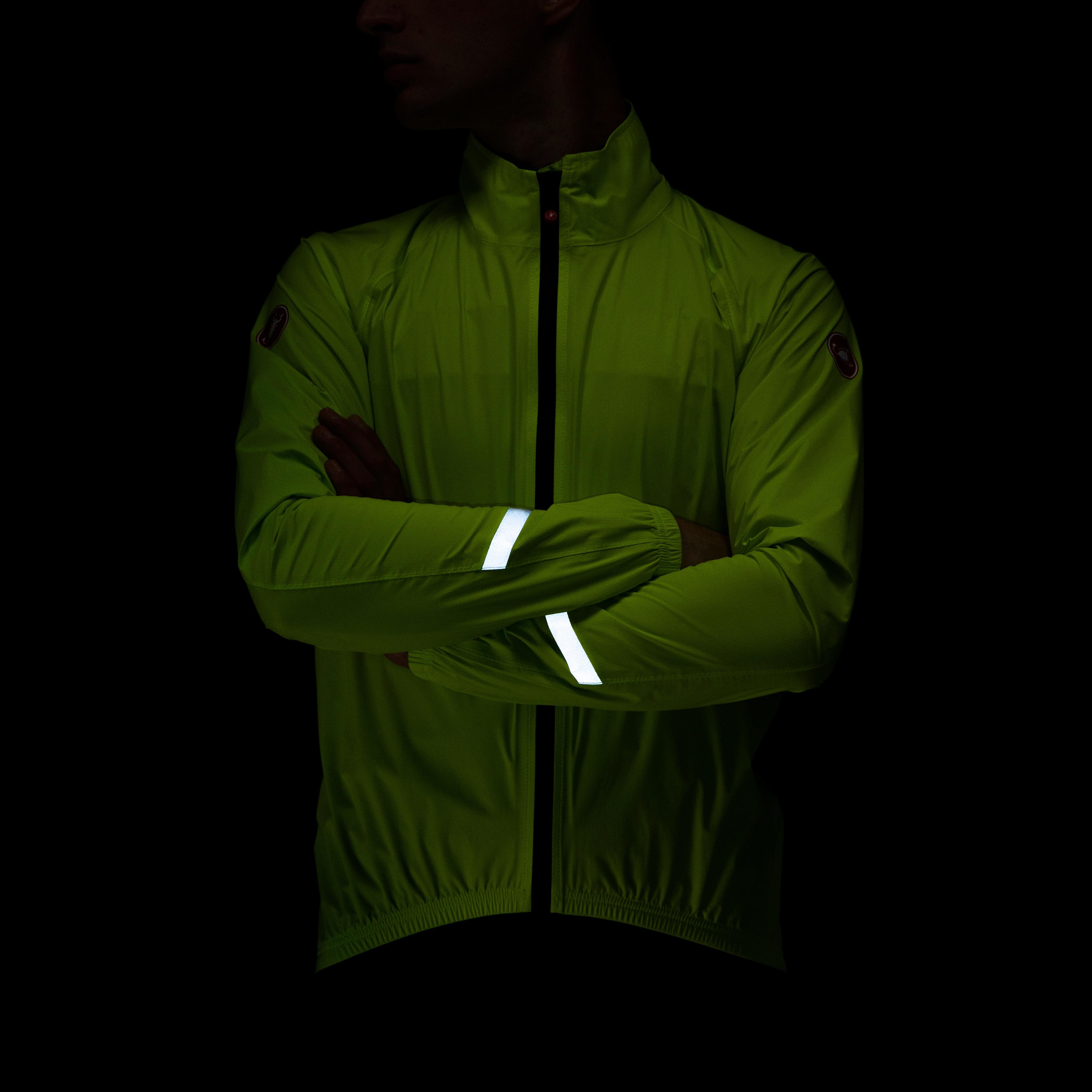 Emergency 2 rain jacket - electric lime - castelli