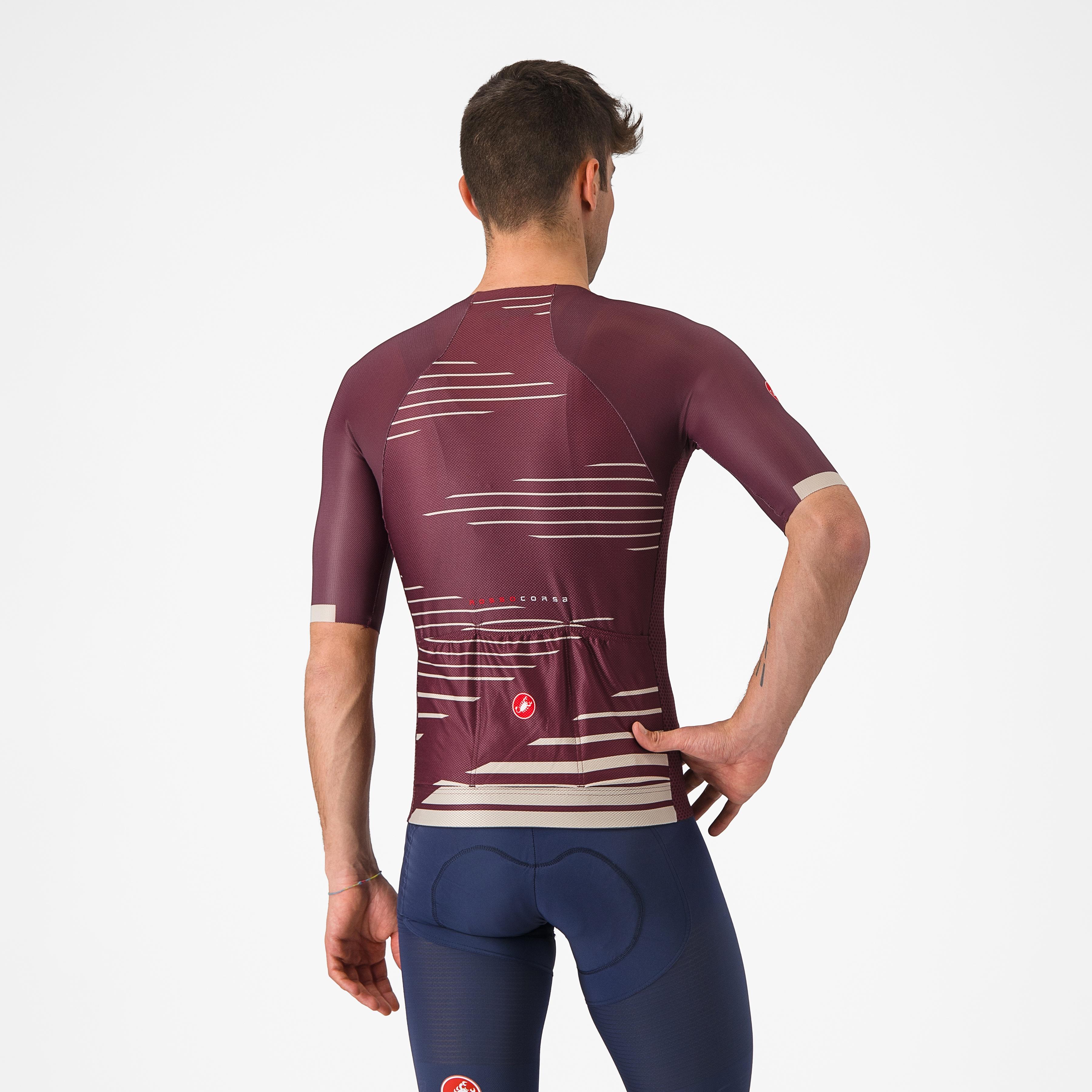 Climber's 4.0 jersey - deep bordeaux/silver moon - castelli
