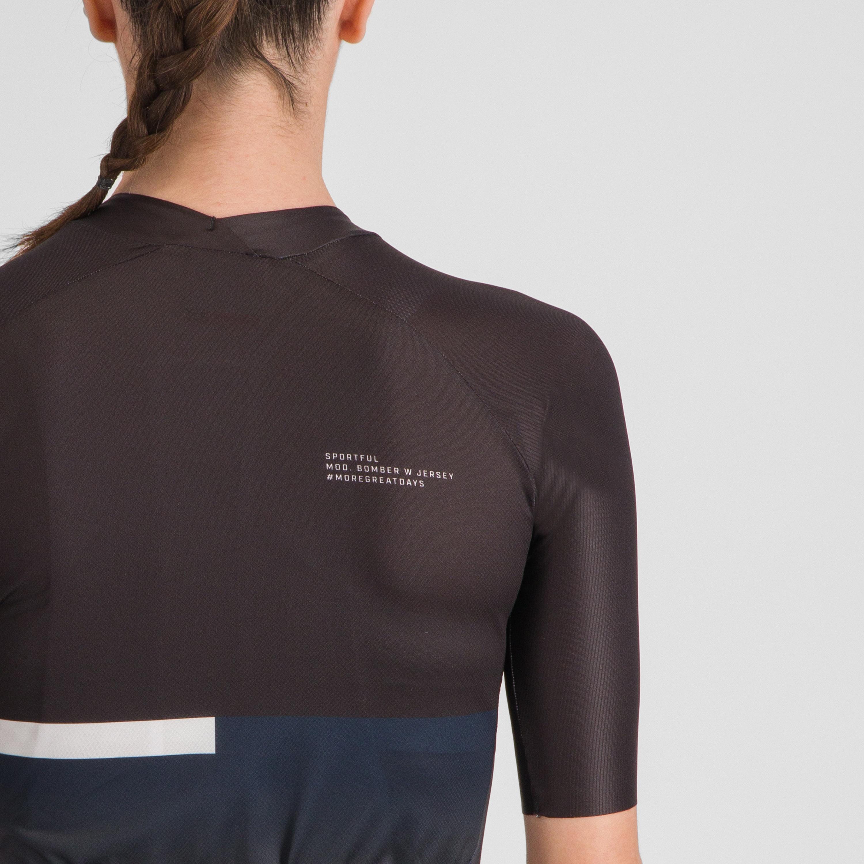 Bomber w jersey - black white - sportful