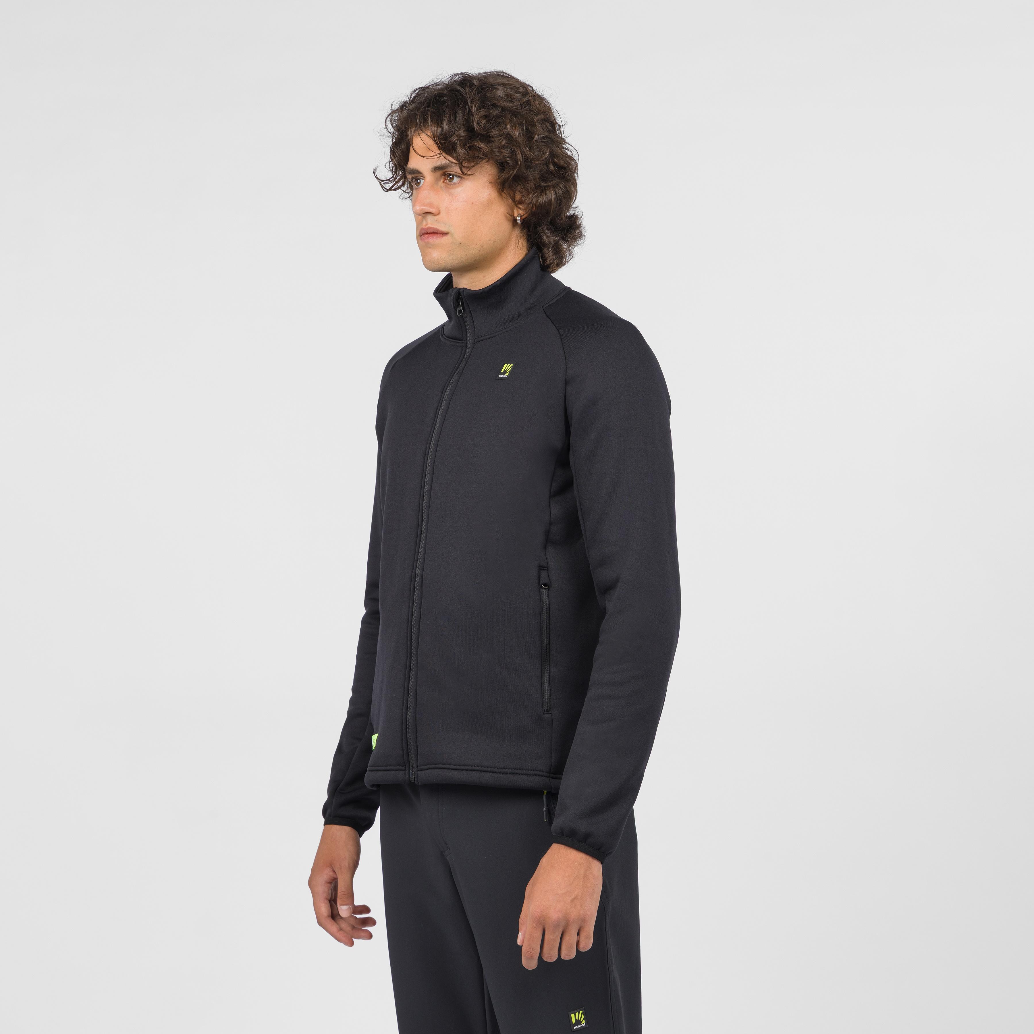 Ivo polartec mgz full zip fleece - black - karpos