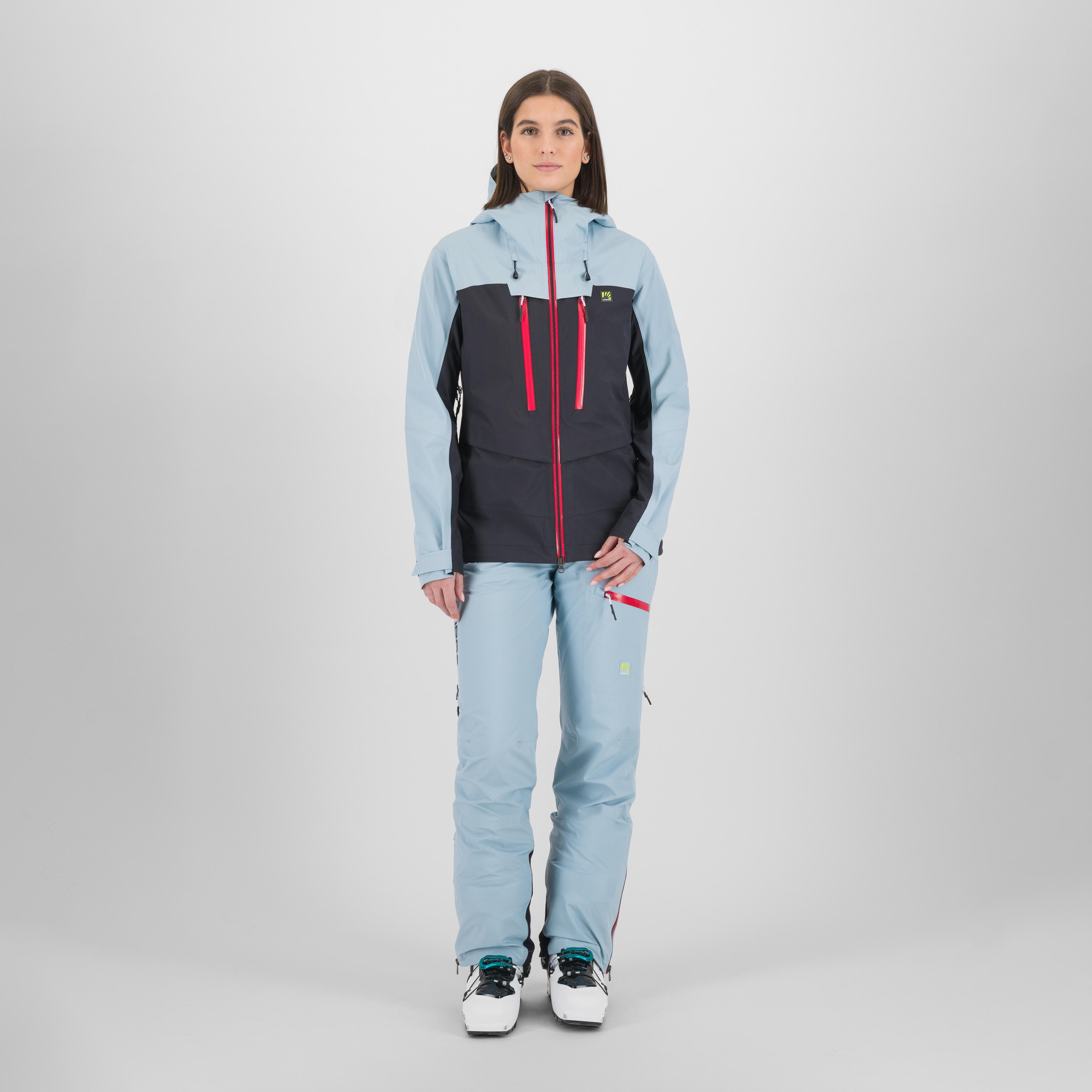 Midi shell w jacket - black/forget - karpos