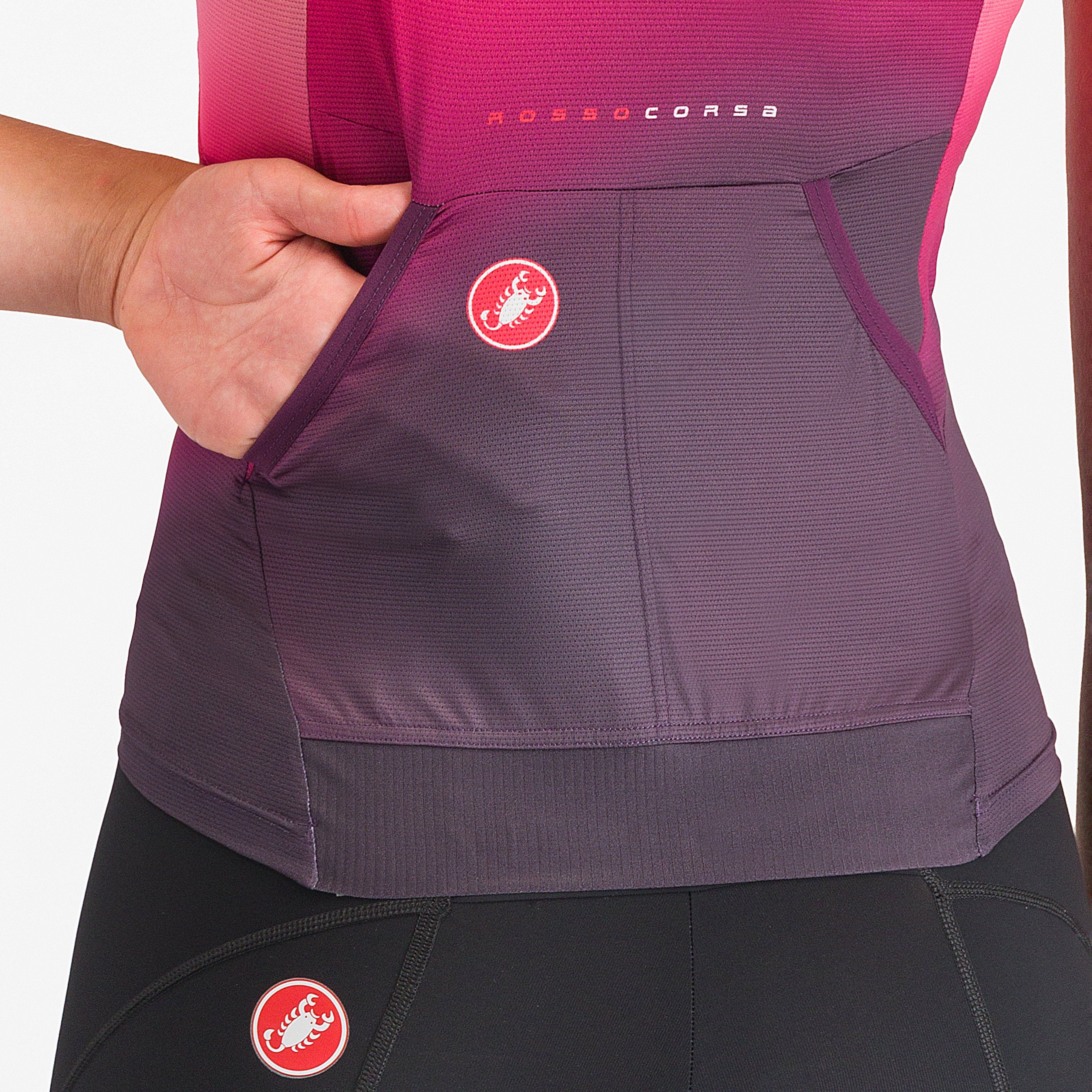 Free speed 3 w top - dark night shade/vivid orange- - castelli