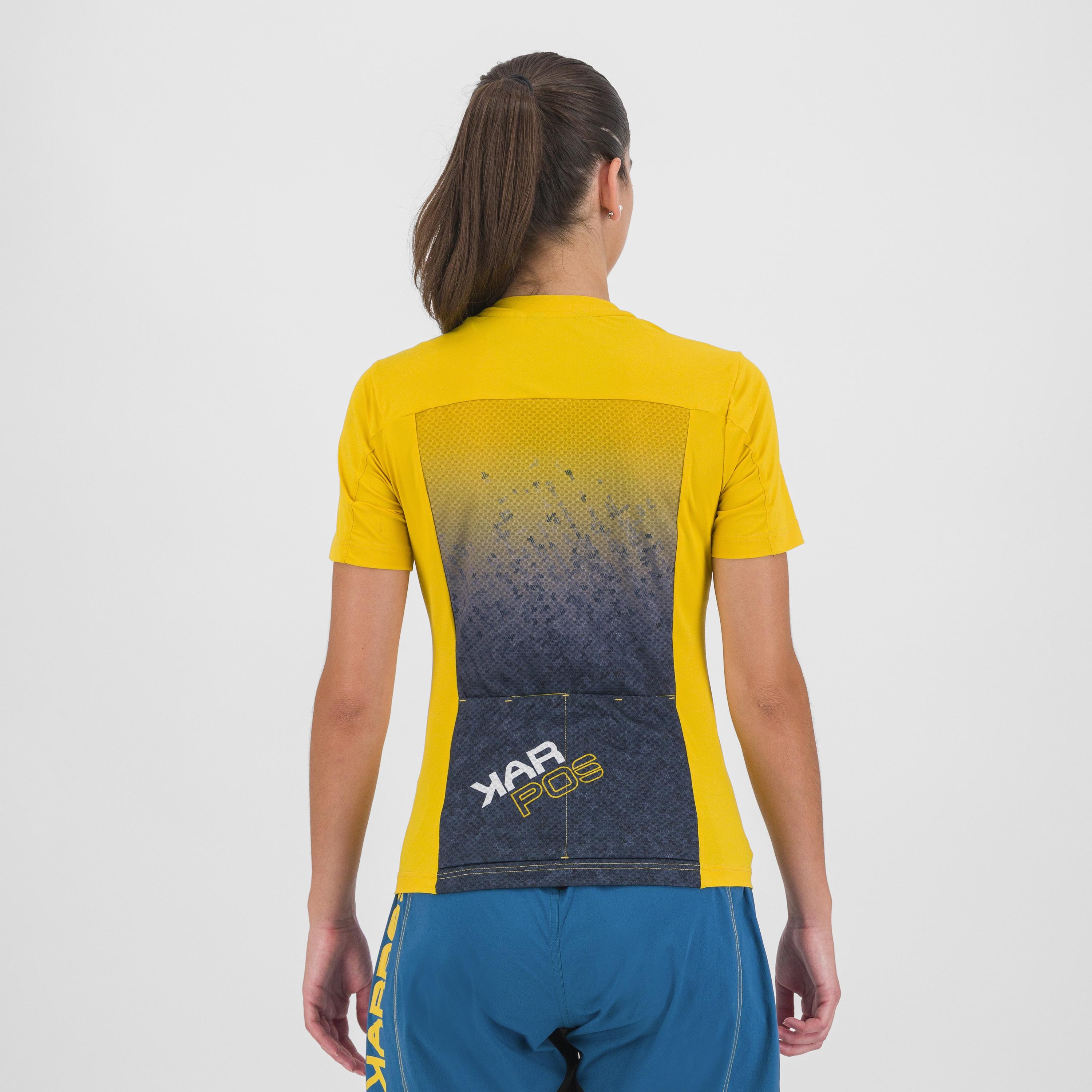 Verve evo w jersey - lemon curry/ombre blue - karpos